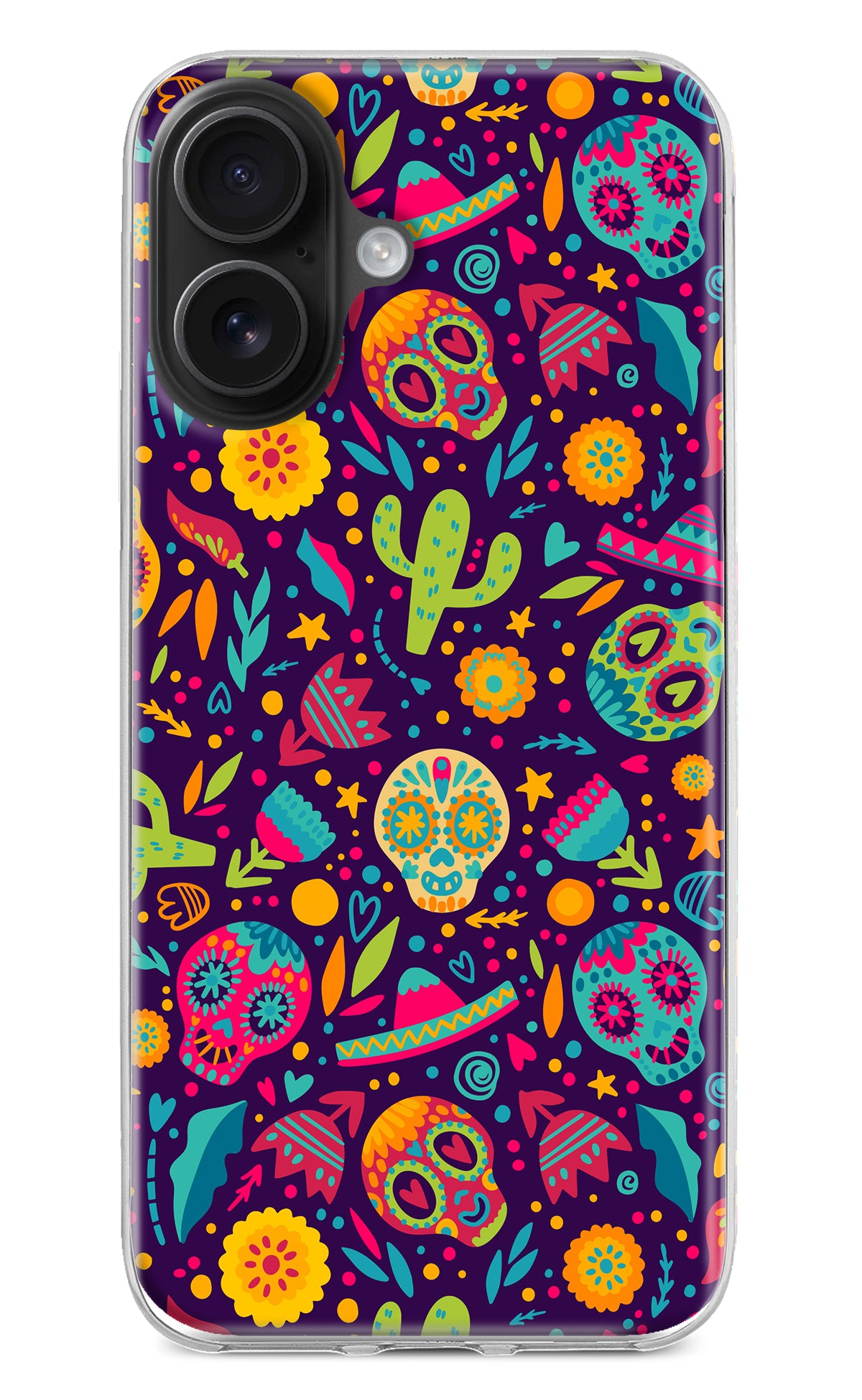 Mexican Design iPhone 16 Back Cover