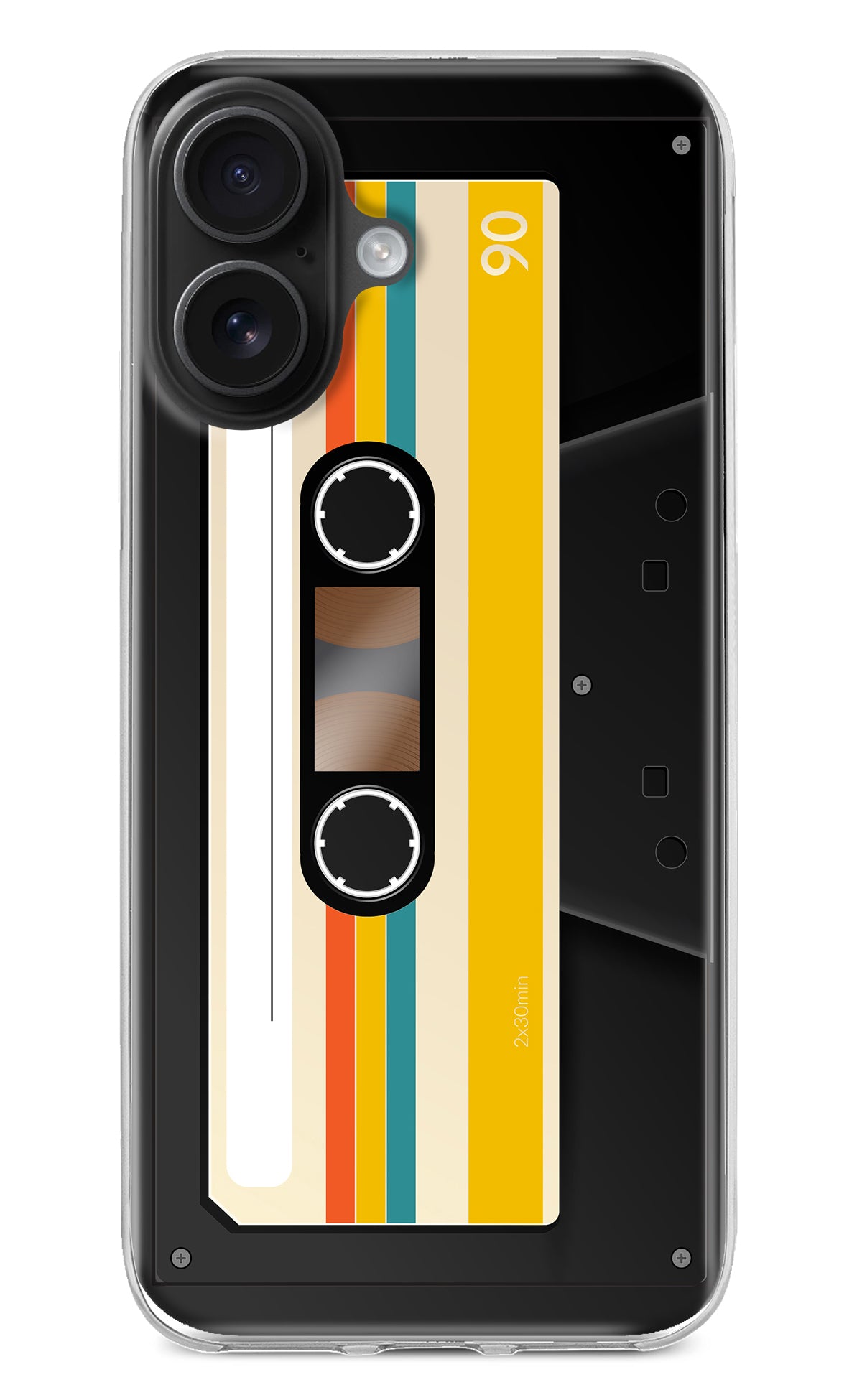 Tape Cassette iPhone 16 Back Cover