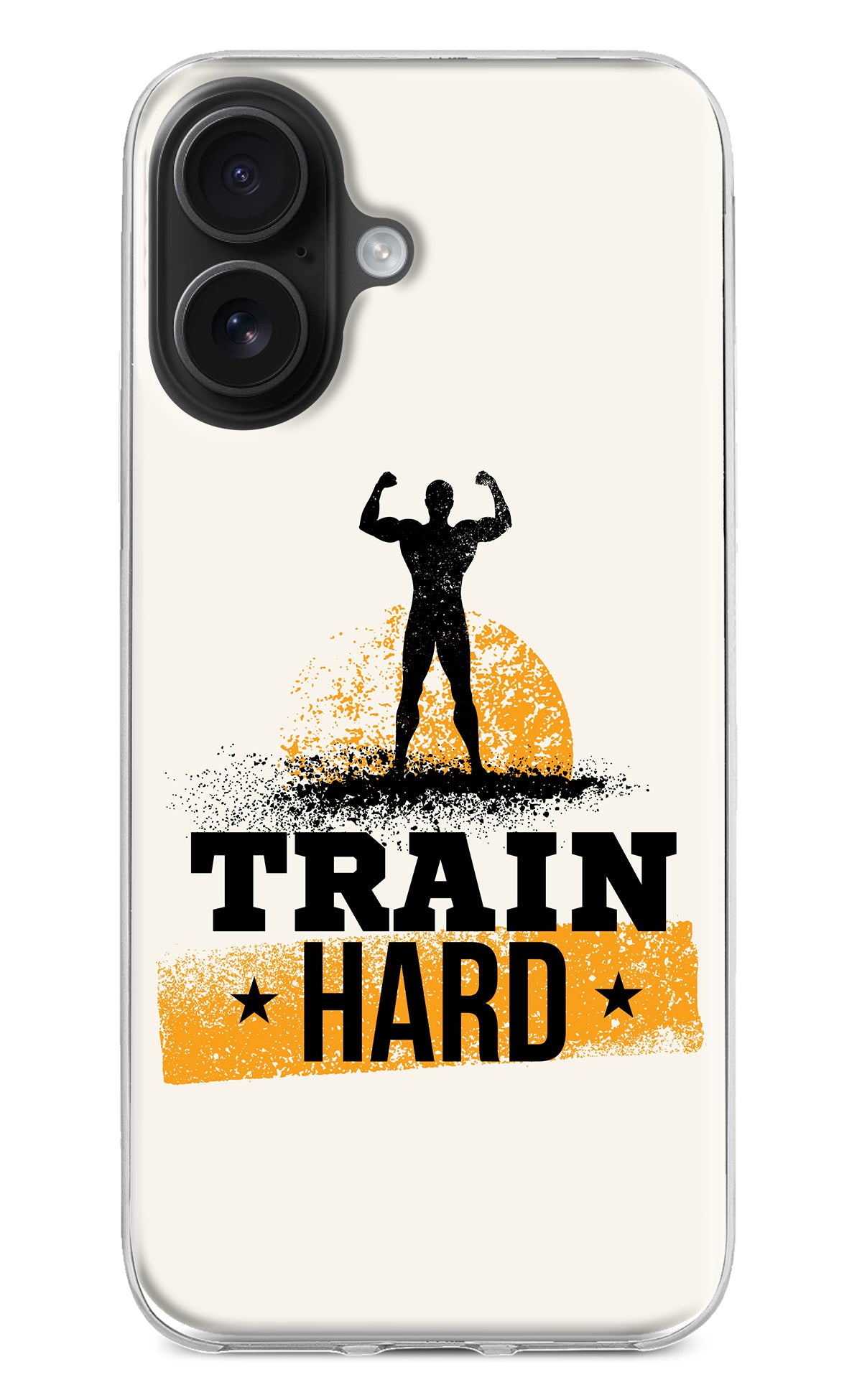 Train Hard iPhone 16 Back Cover