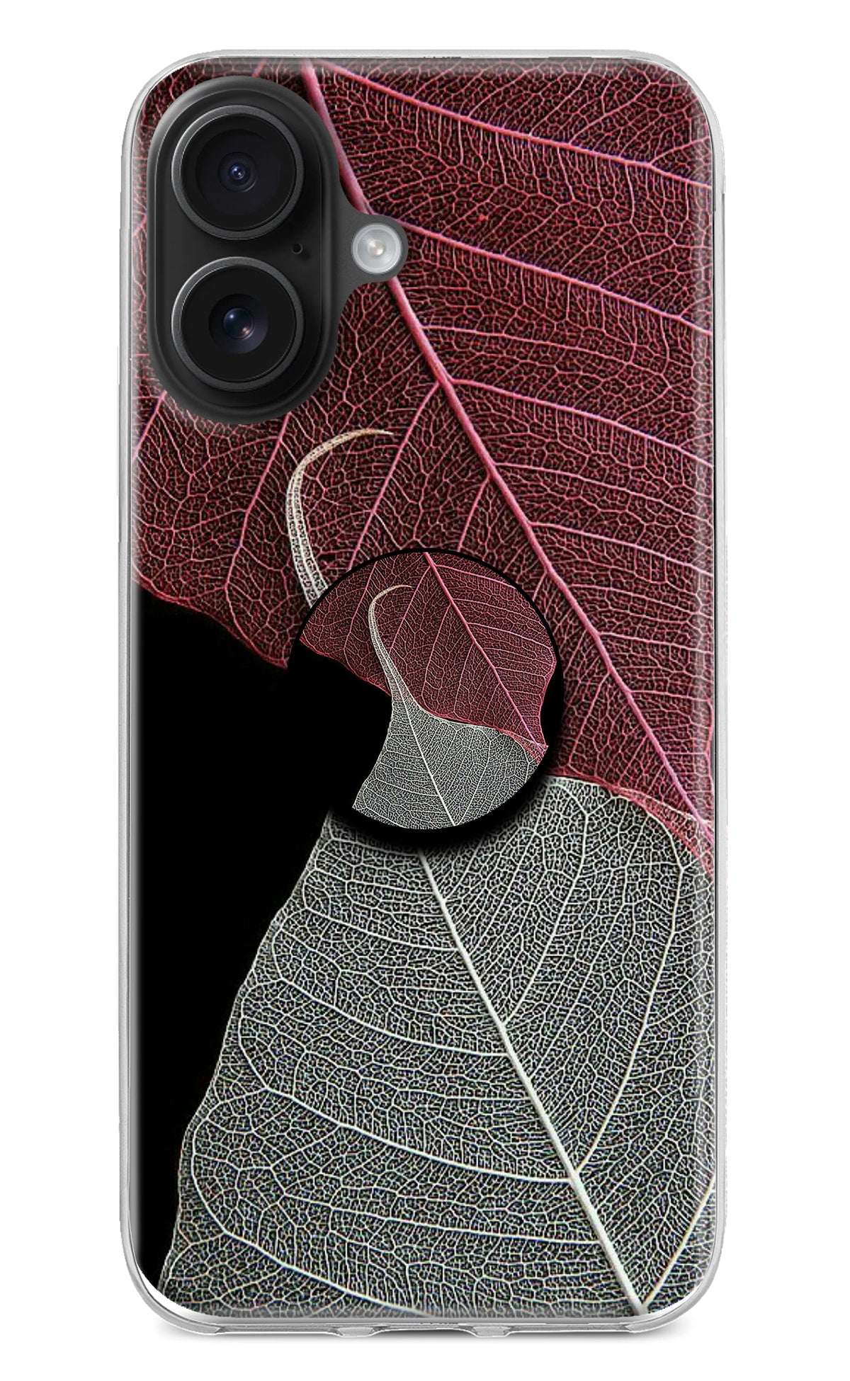 Leaf Pattern iPhone 16 Pop Case