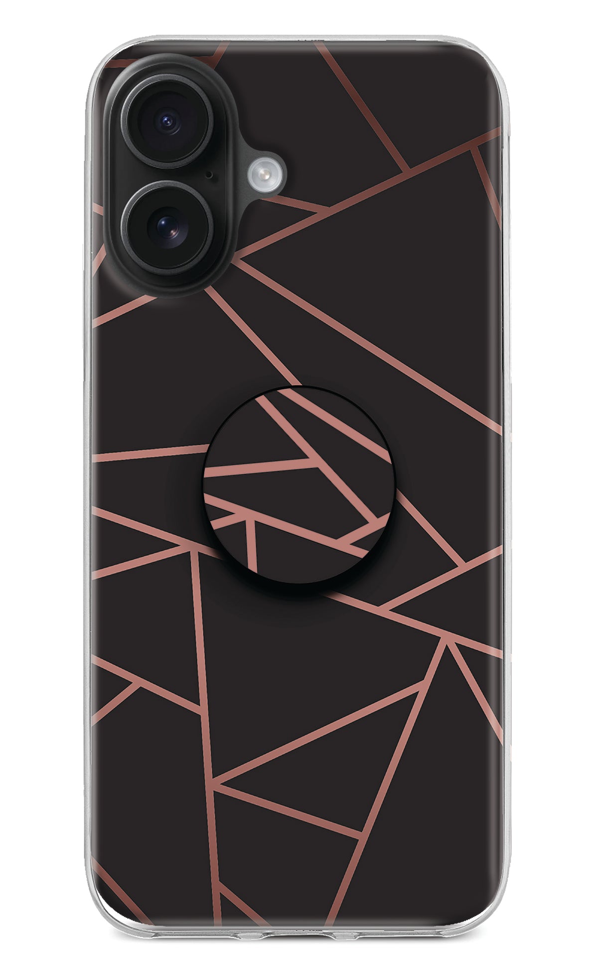 Geometric Pattern iPhone 16 Pop Case