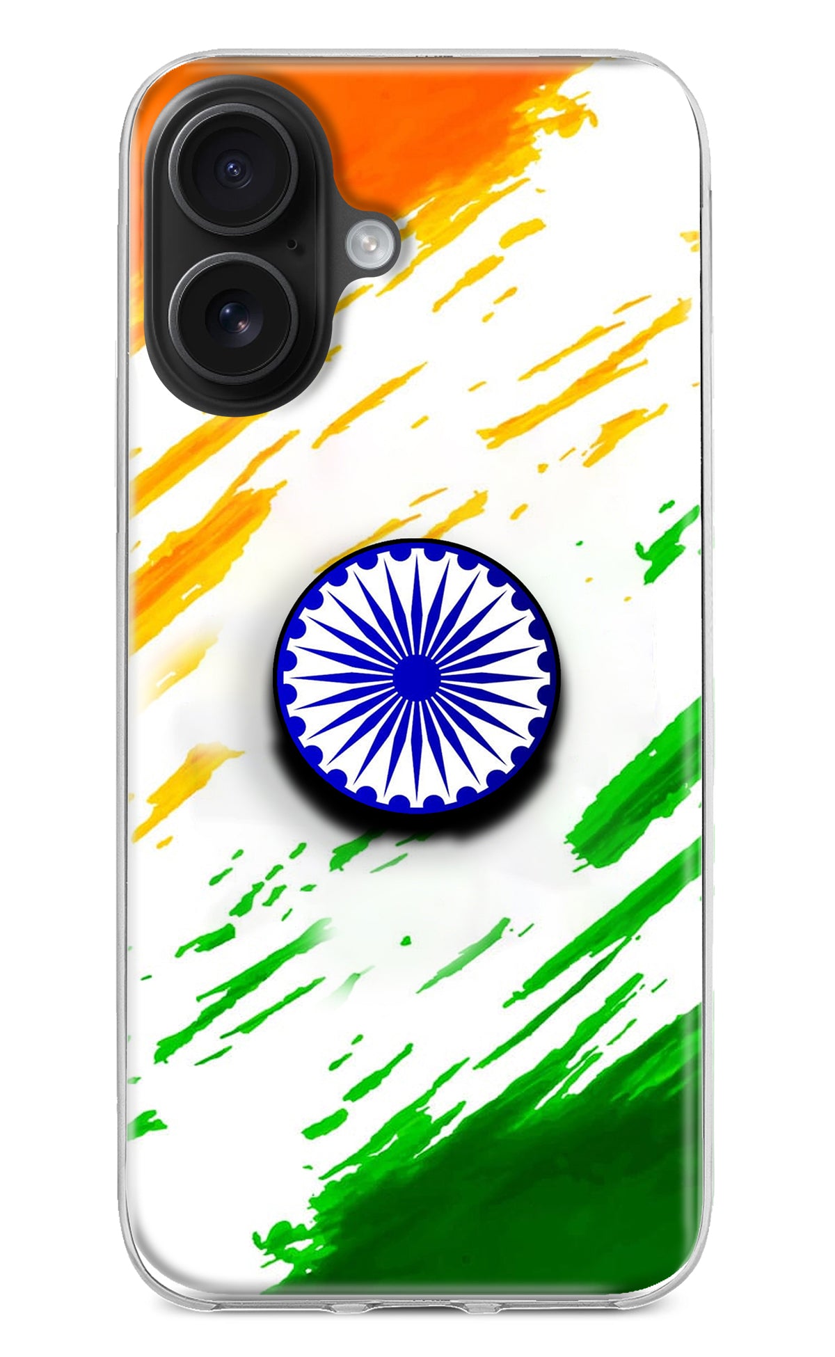 Indian Flag Ashoka Chakra iPhone 16 Pop Case