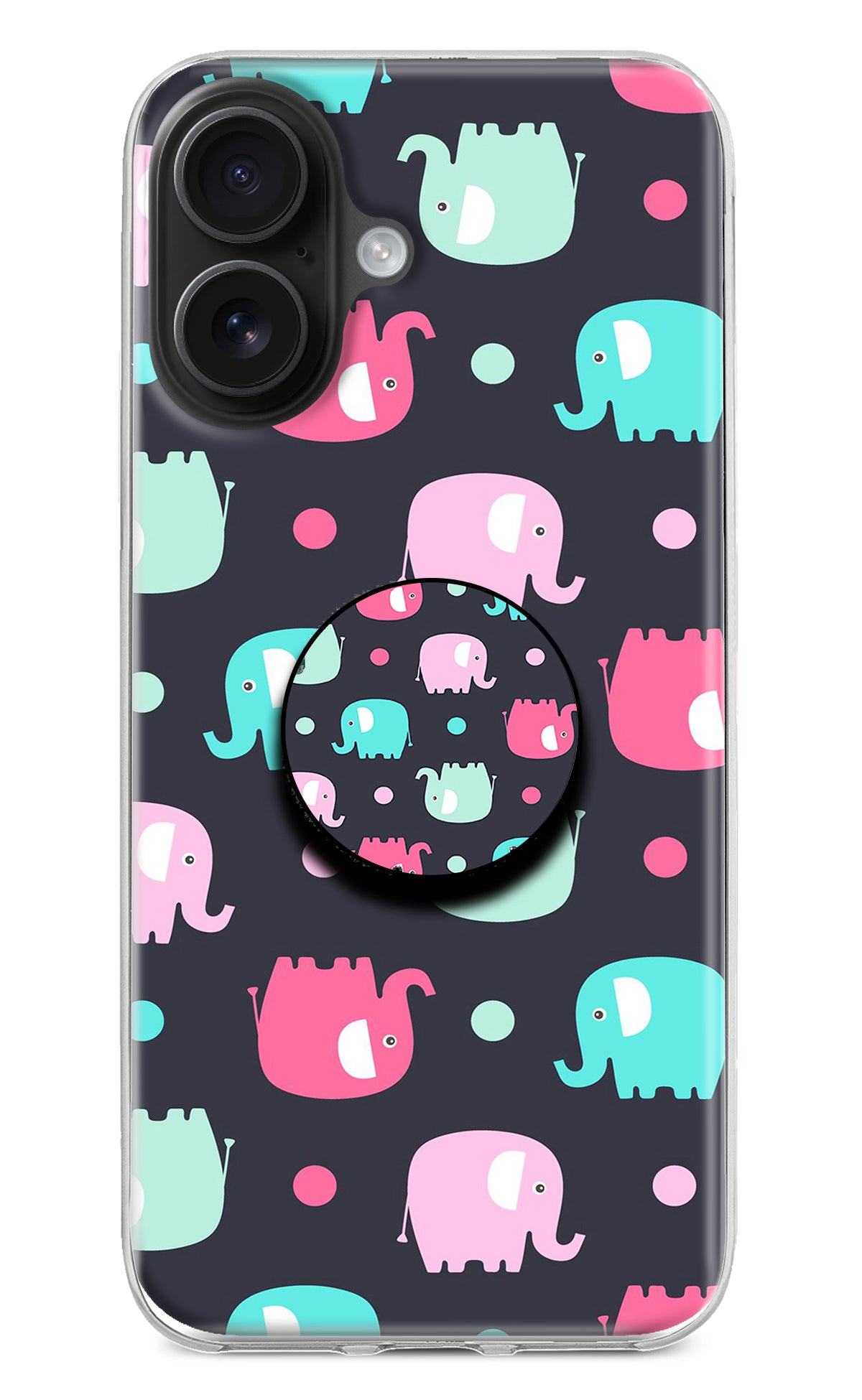 Baby Elephants iPhone 16 Pop Case