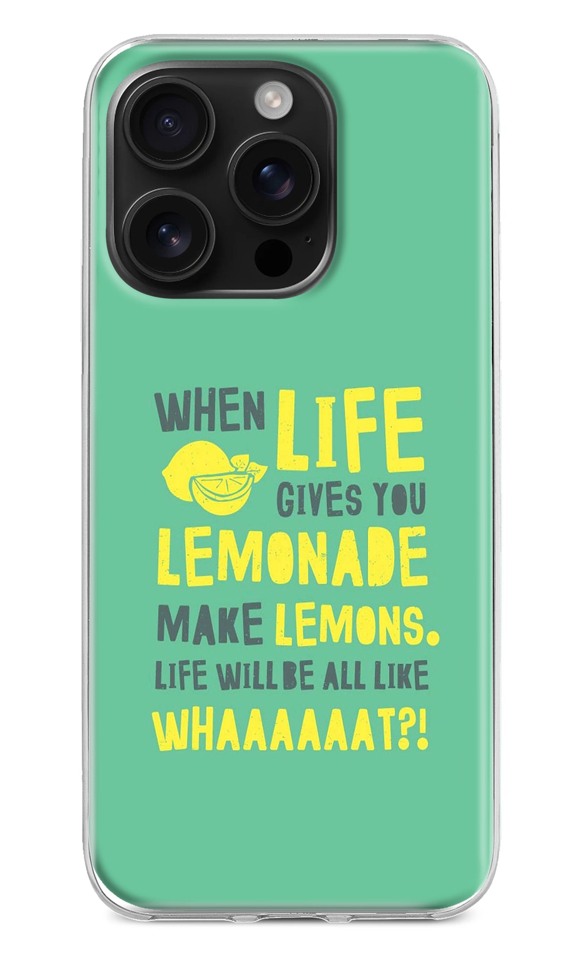 Quote iPhone 16 Pro Back Cover