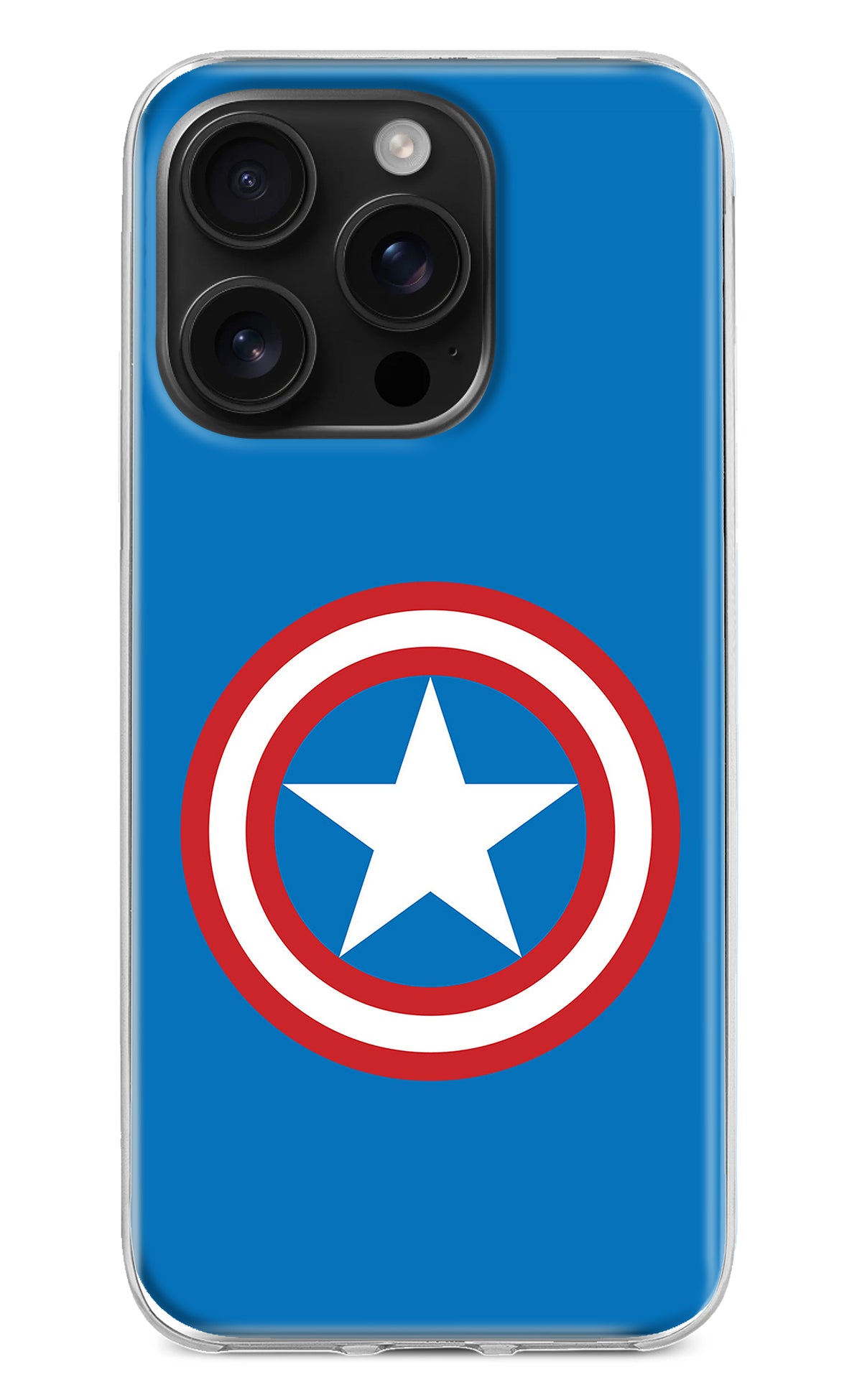 Captain America Logo iPhone 16 Pro Back Cover