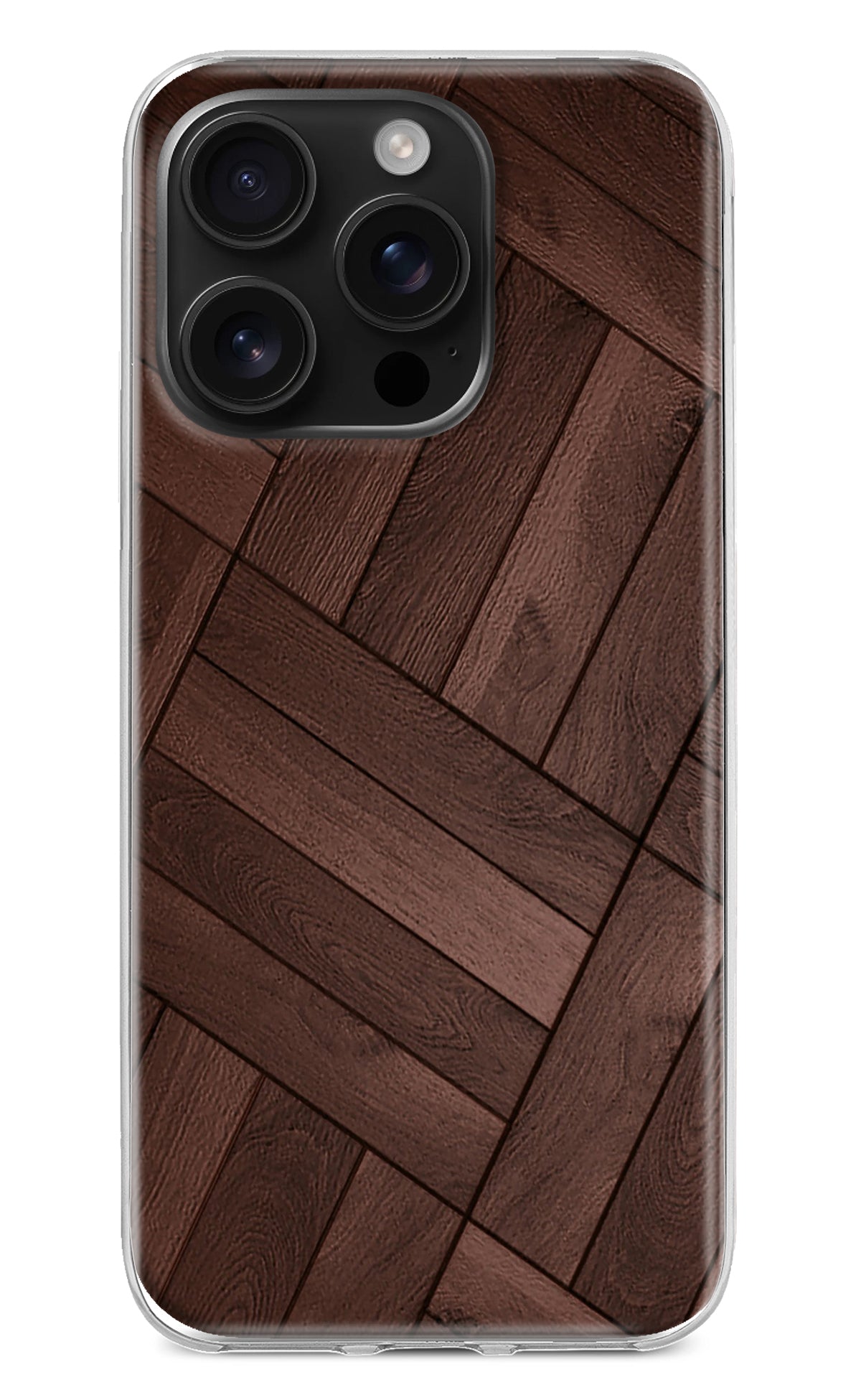 Wooden Texture Design iPhone 16 Pro Back Cover