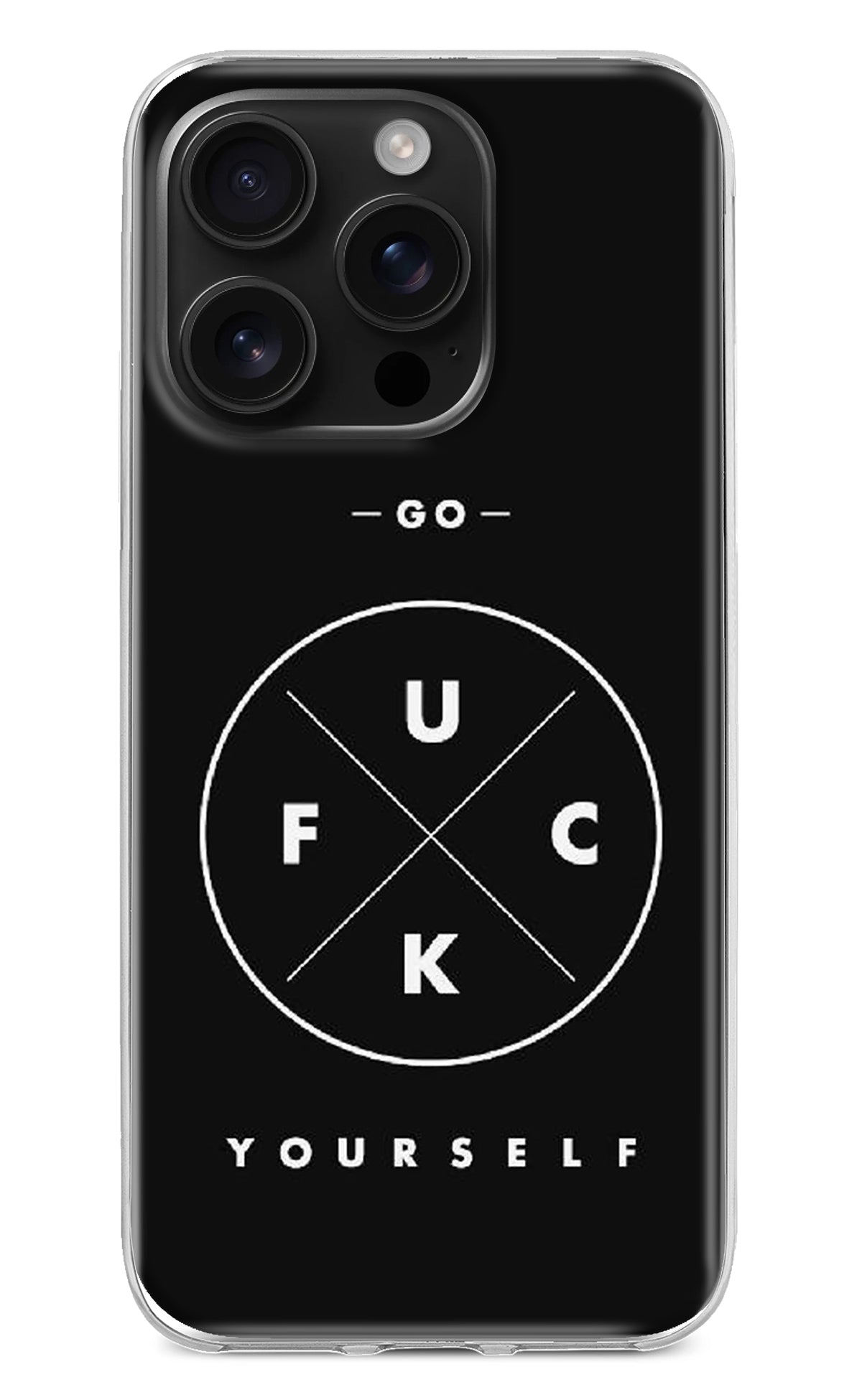 Go Fuck Yourself iPhone 16 Pro Back Cover