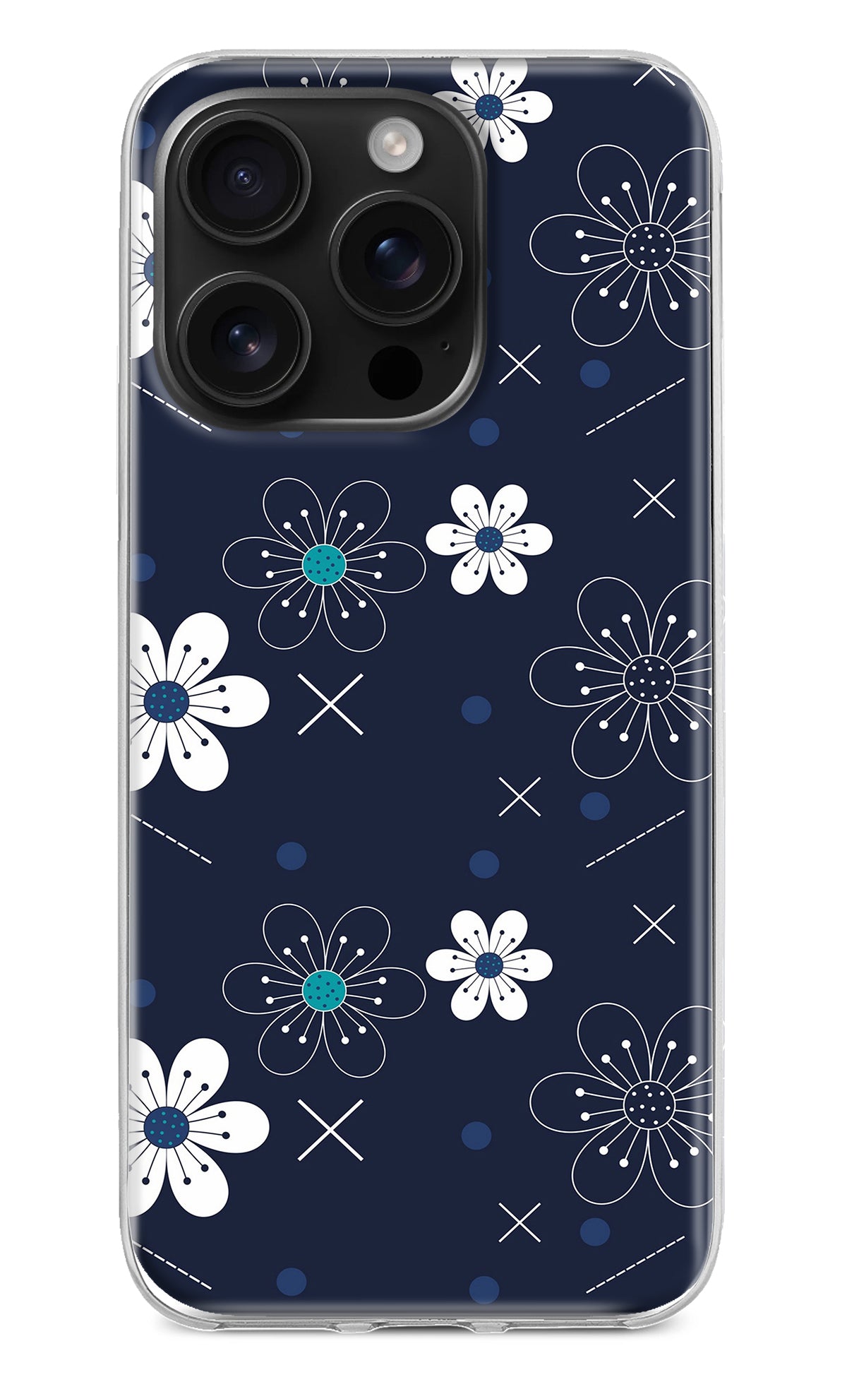 Flowers iPhone 16 Pro Back Cover