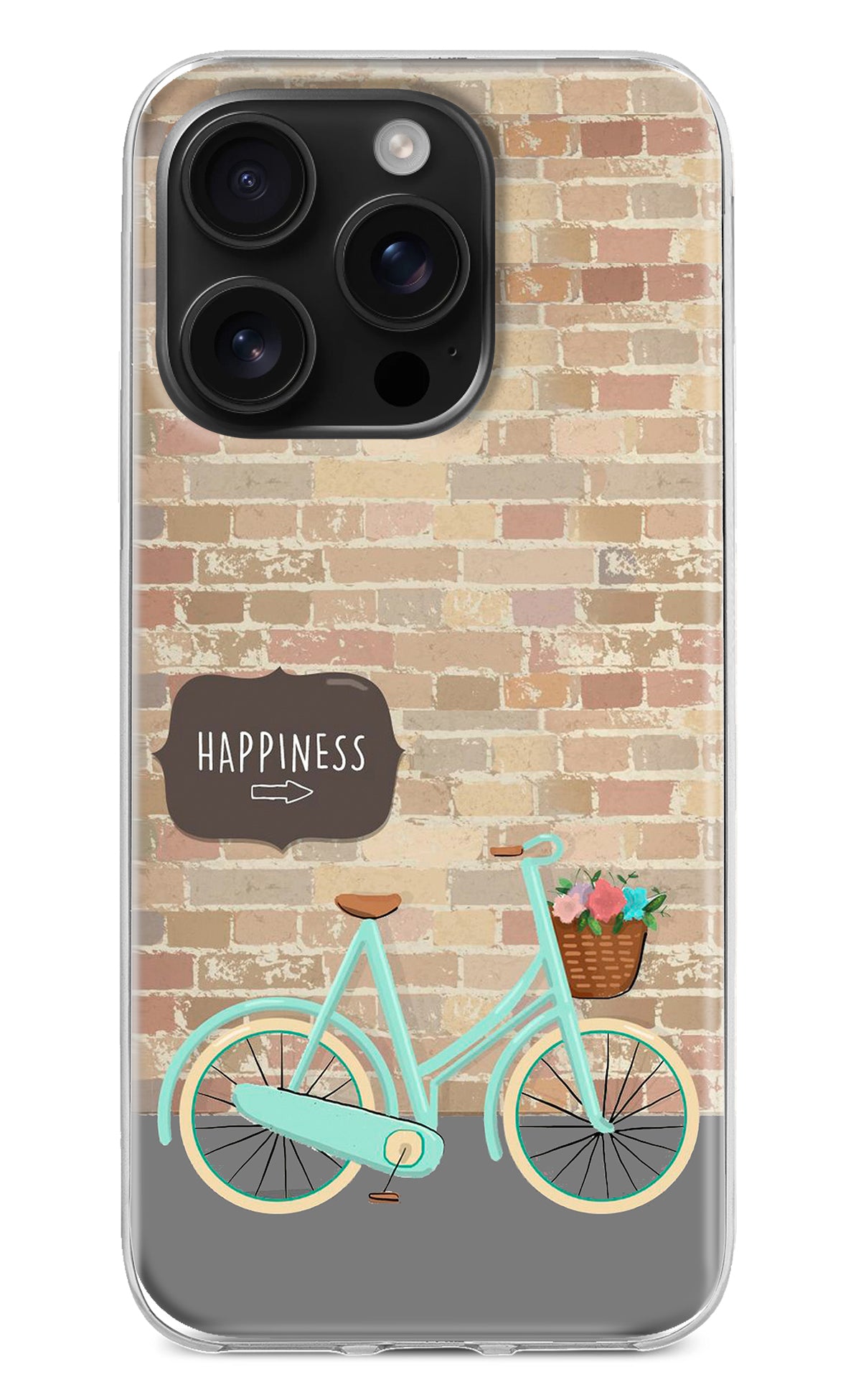 Happiness Artwork iPhone 16 Pro Back Cover