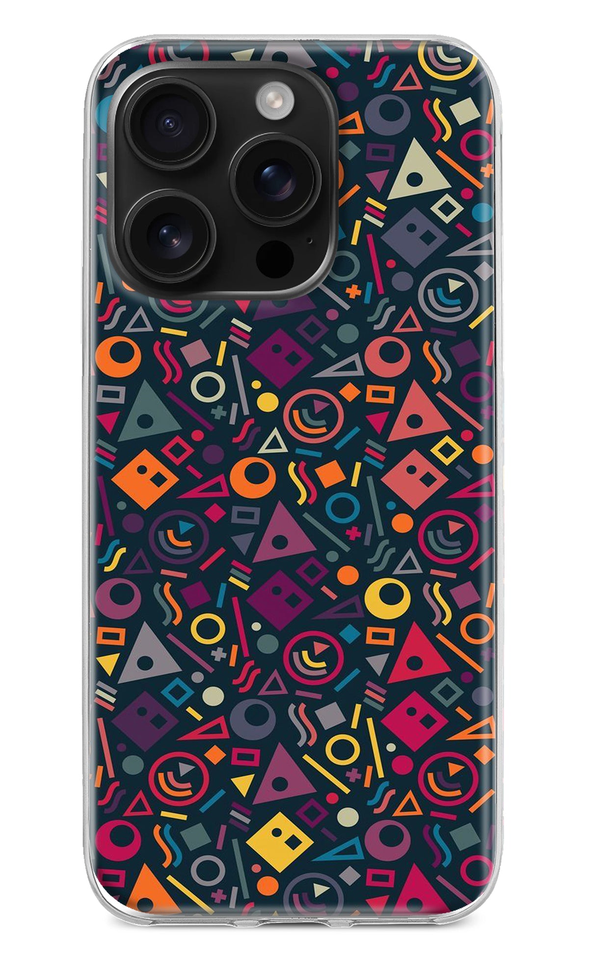 Geometric Abstract iPhone 16 Pro Back Cover