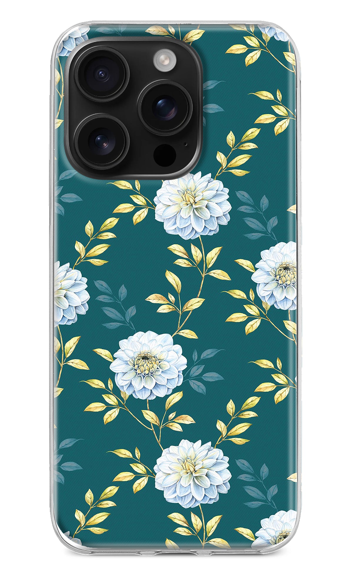 Flowers iPhone 16 Pro Back Cover