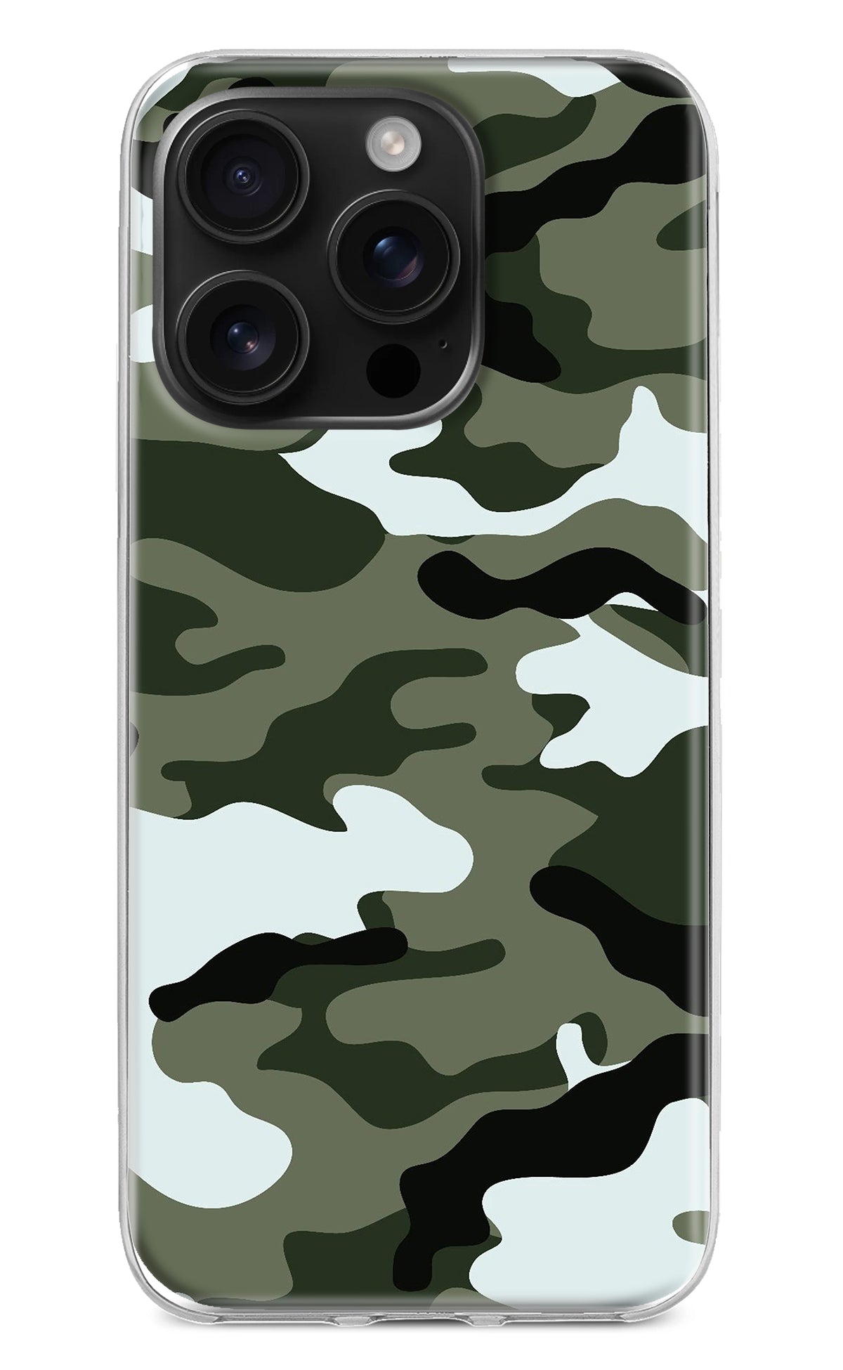 Camouflage iPhone 16 Pro Back Cover