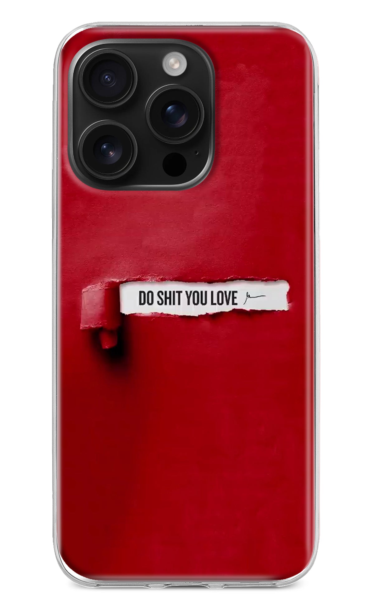 Do Shit You Love iPhone 16 Pro Back Cover