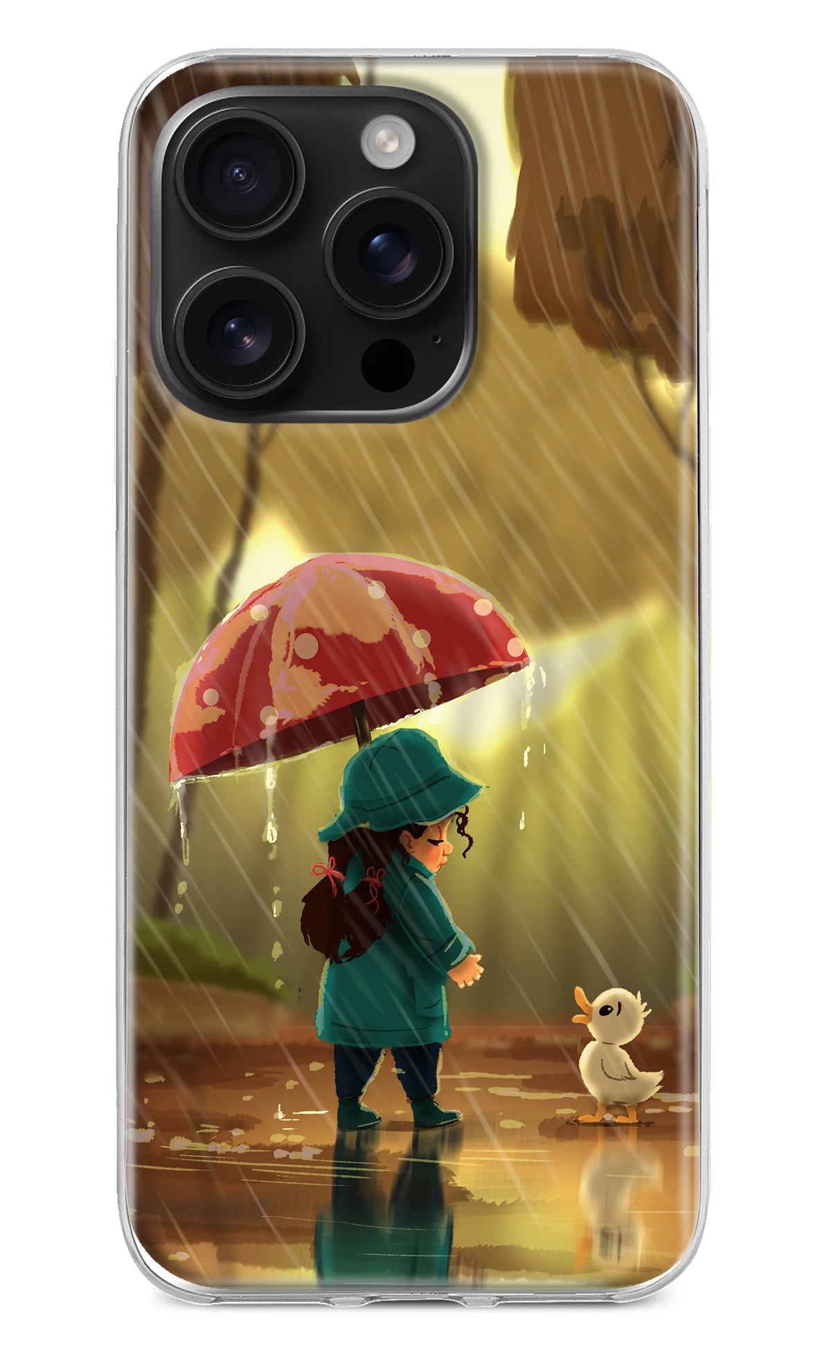 Rainy Day iPhone 16 Pro Back Cover