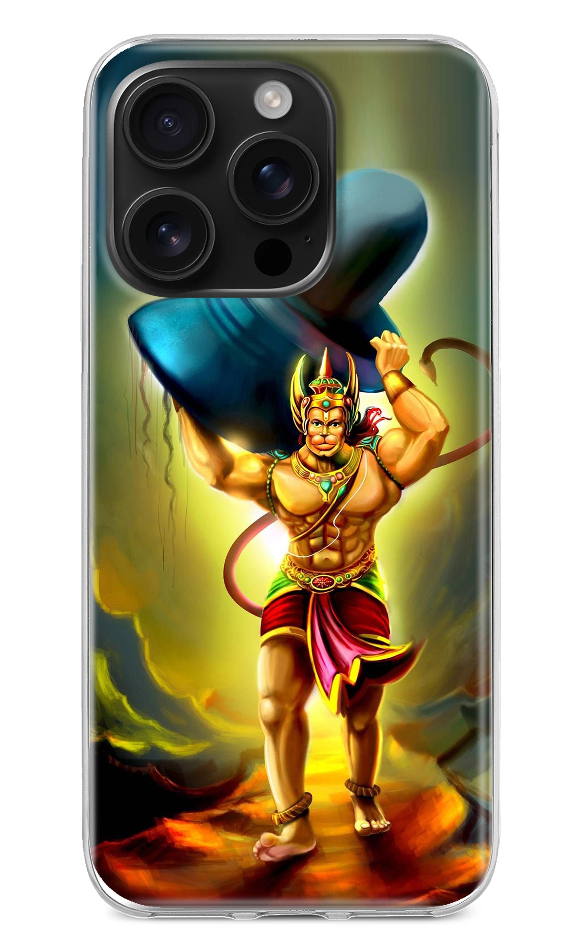 Lord Hanuman iPhone 16 Pro Back Cover