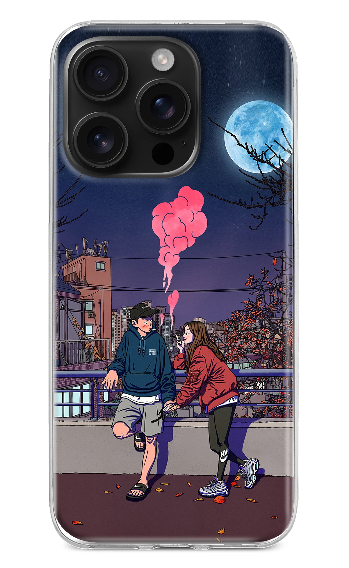 Chilling Couple iPhone 16 Pro Back Cover