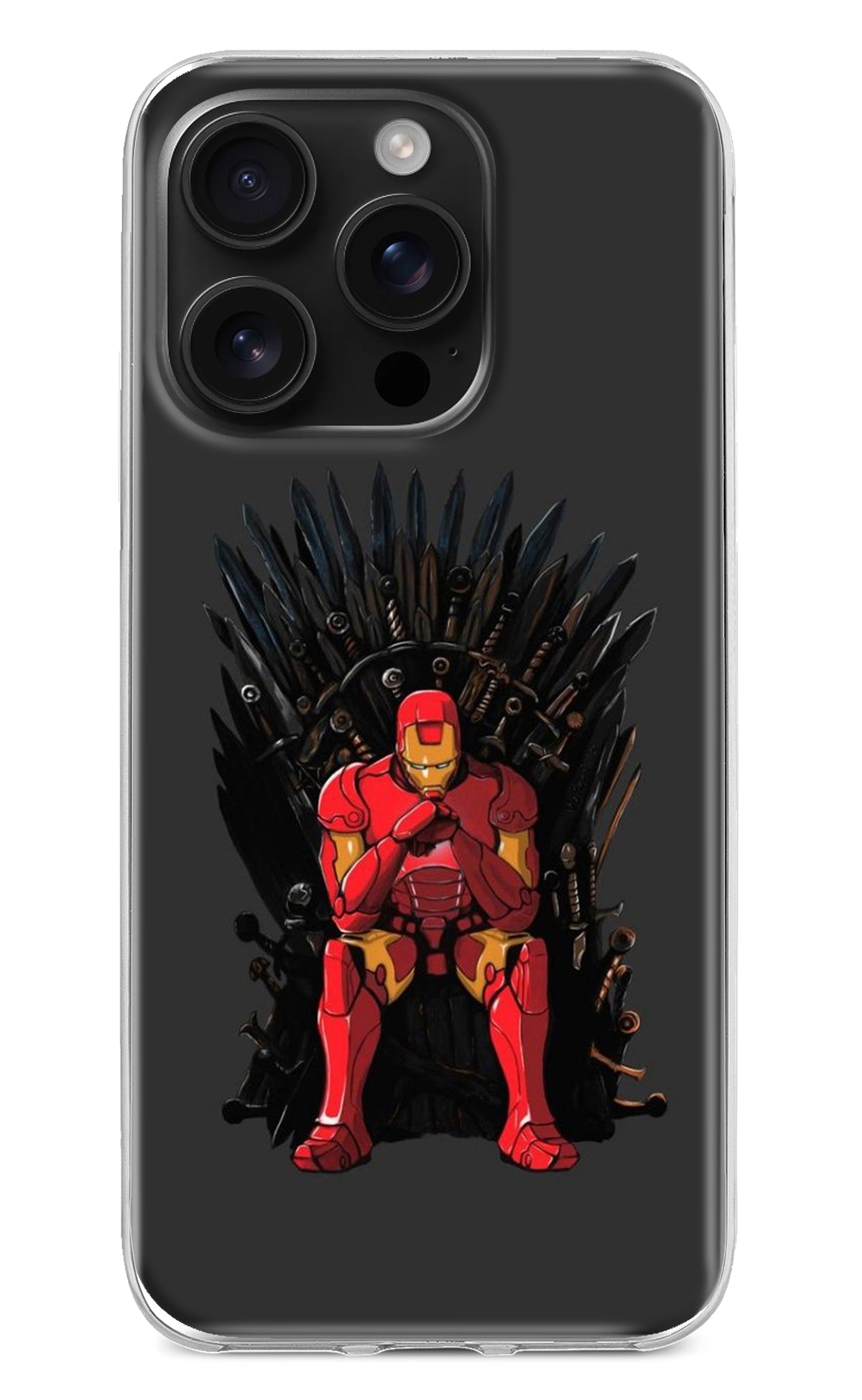 Ironman Throne iPhone 16 Pro Back Cover