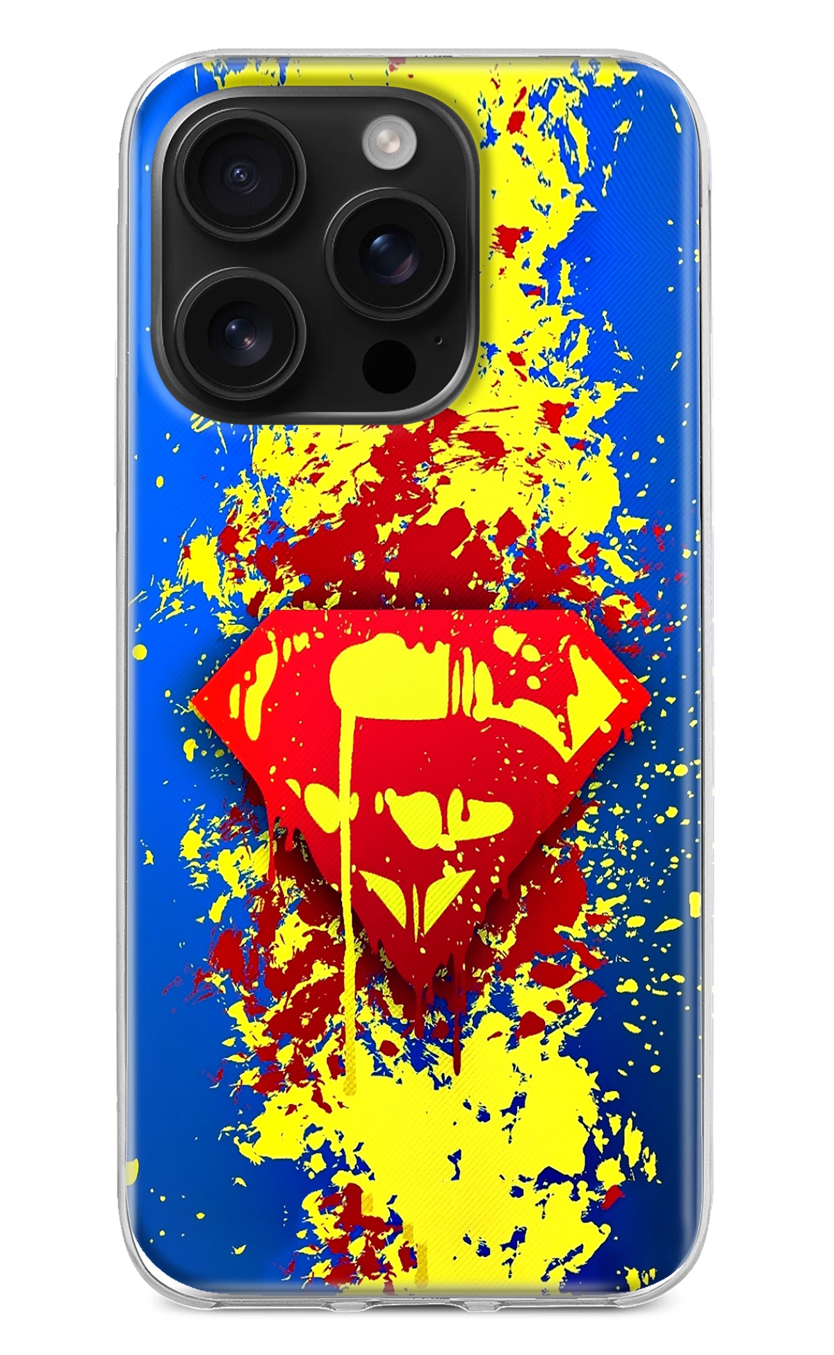 Superman logo iPhone 16 Pro Back Cover