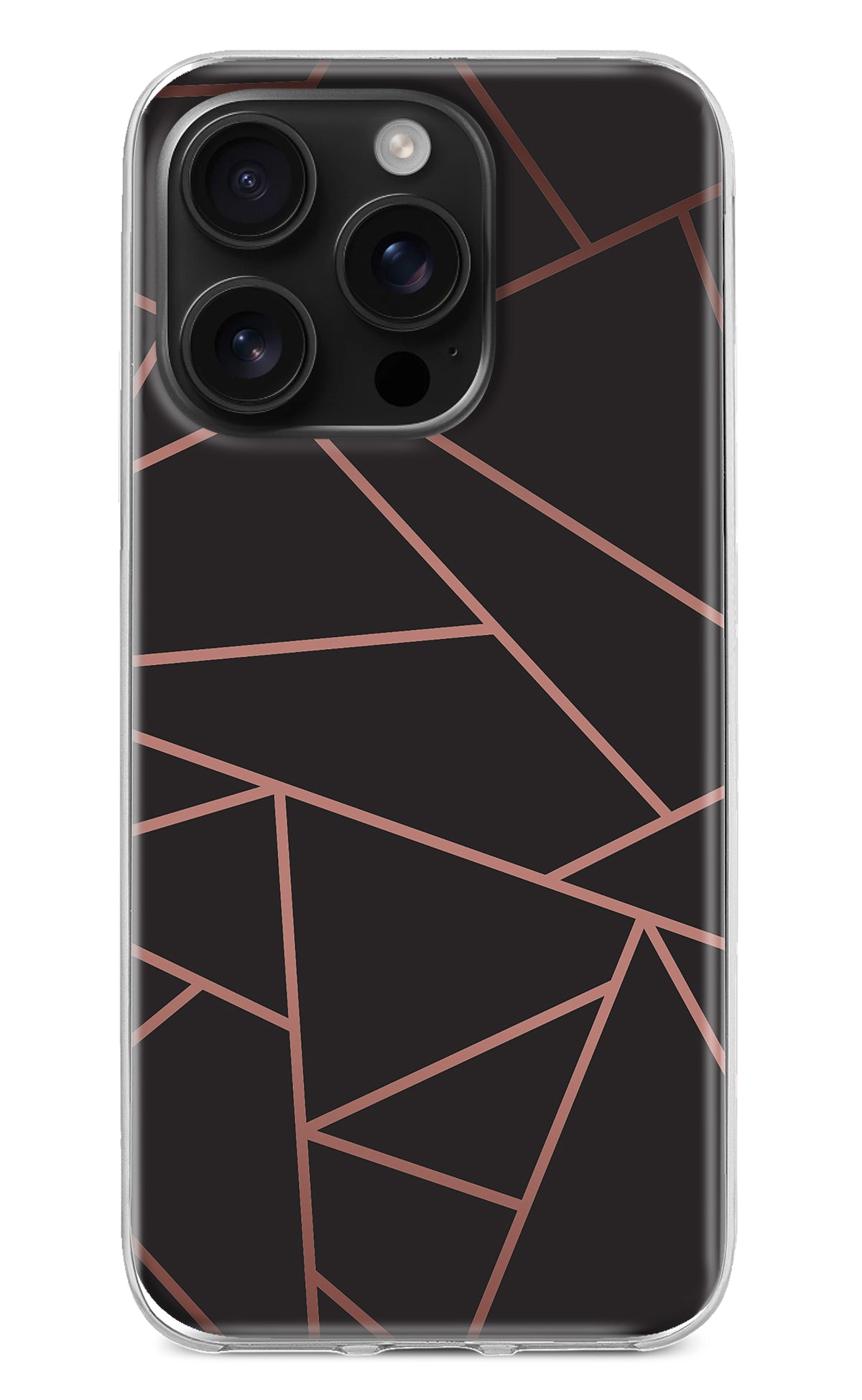 Geometric Pattern iPhone 16 Pro Back Cover