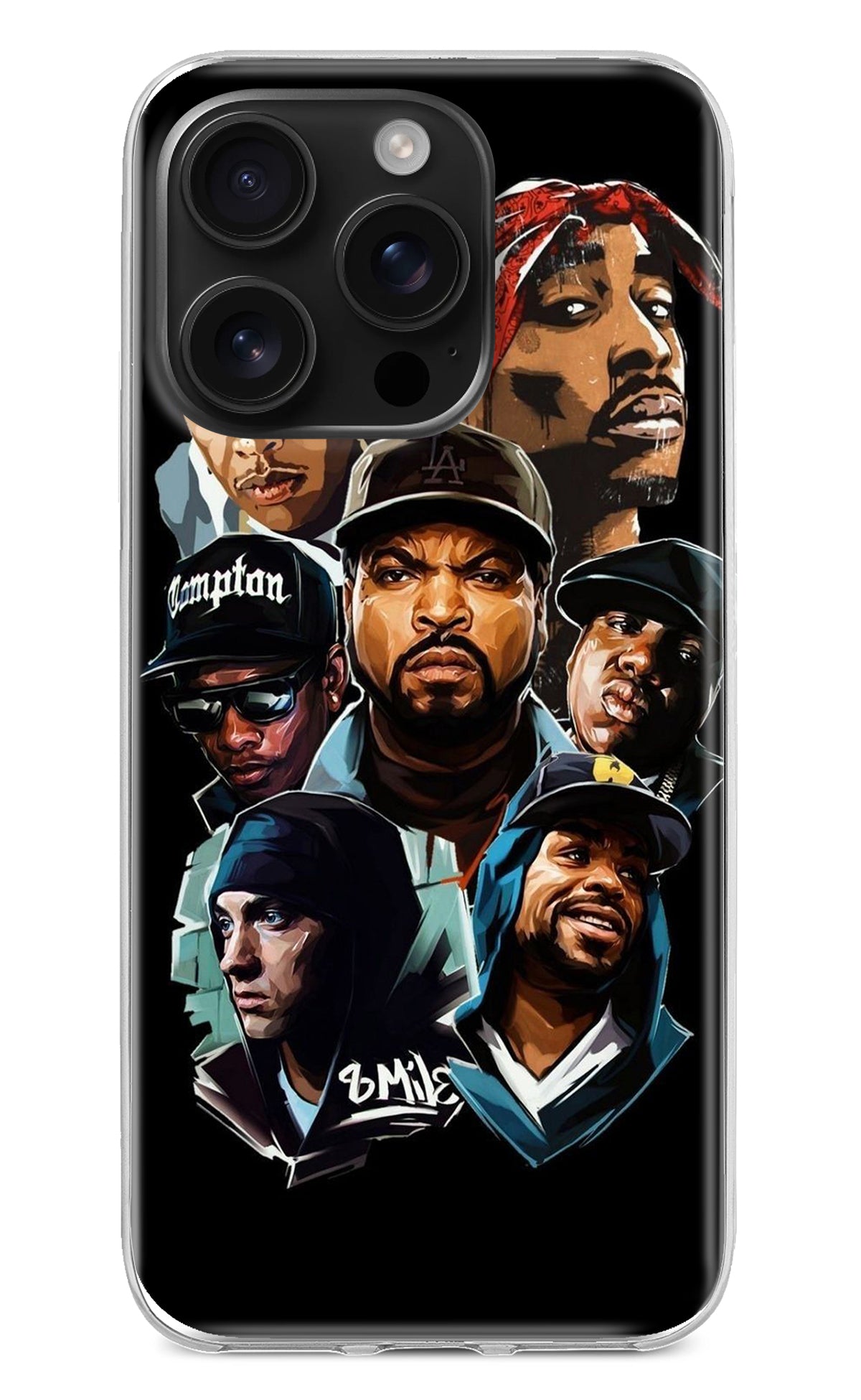 Rappers iPhone 16 Pro Back Cover