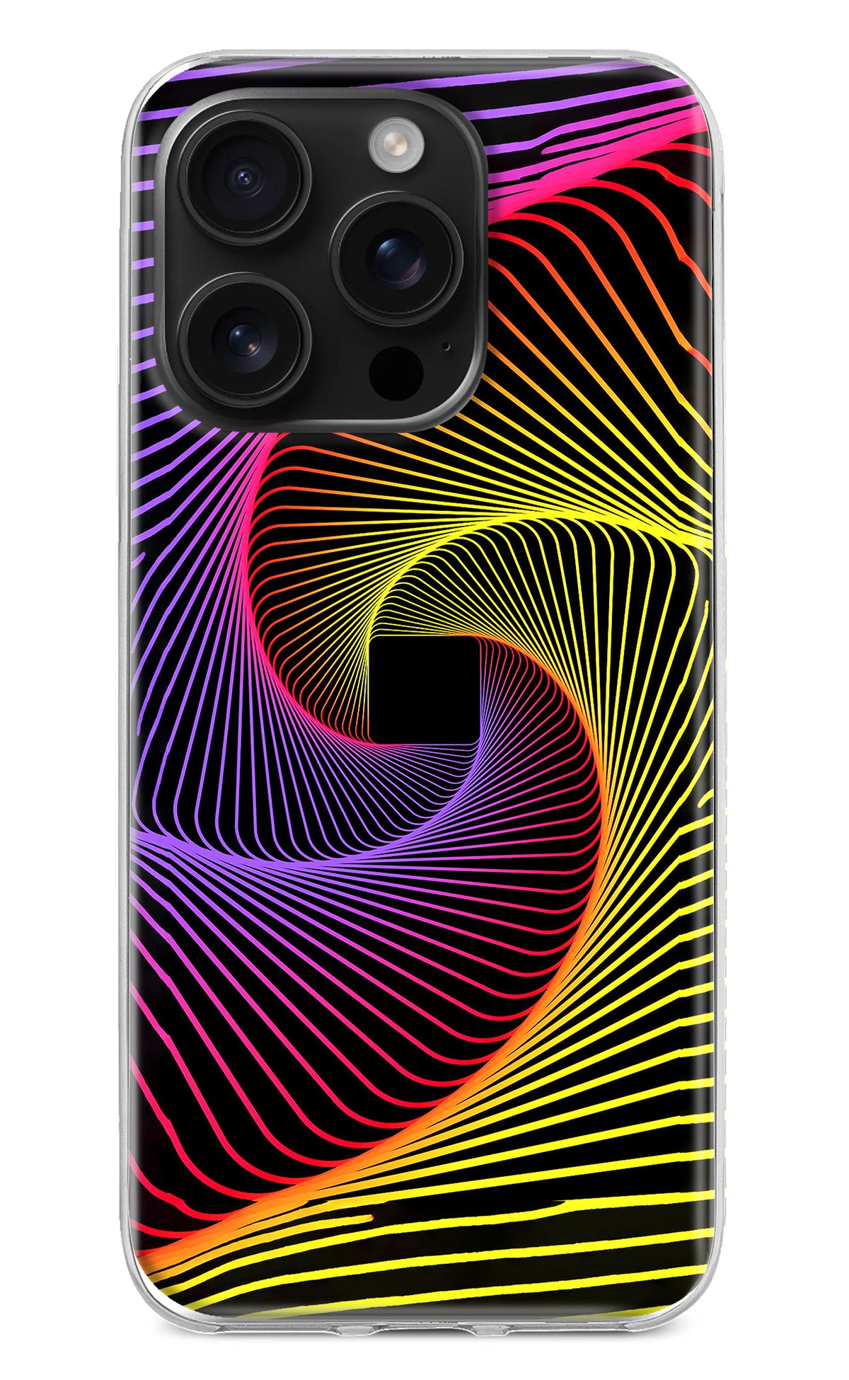 Colorful Strings iPhone 16 Pro Back Cover