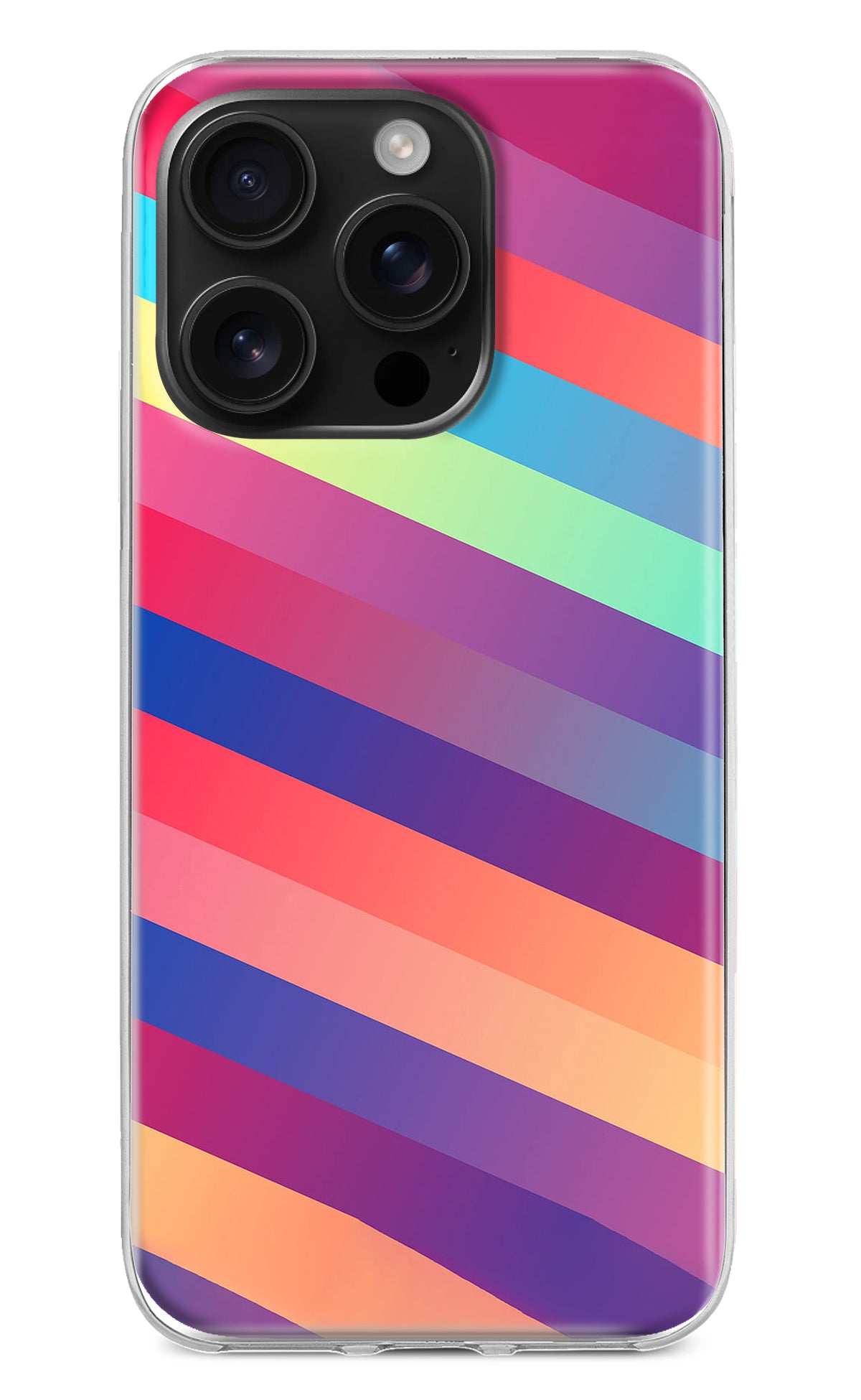 Stripes color iPhone 16 Pro Back Cover