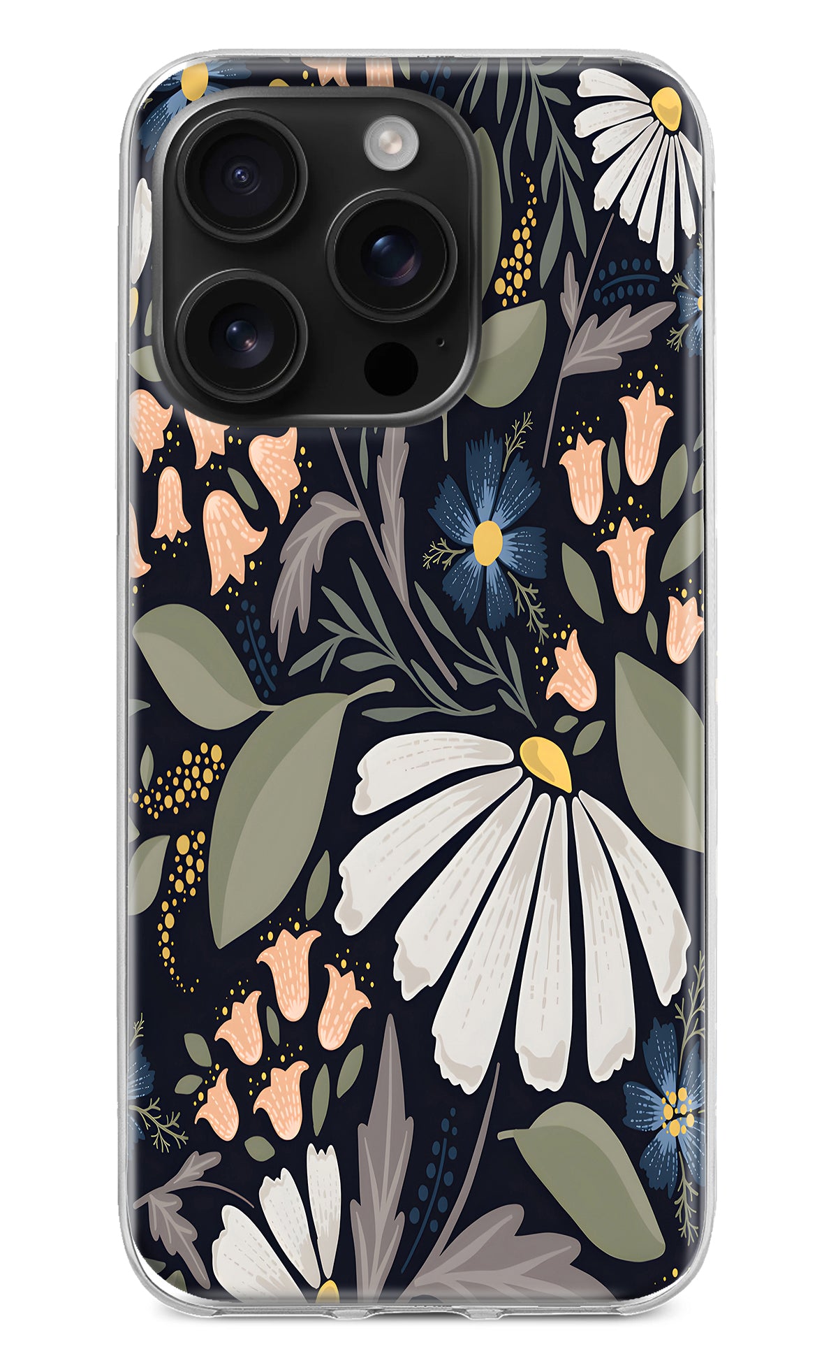 Flowers Art iPhone 16 Pro Back Cover