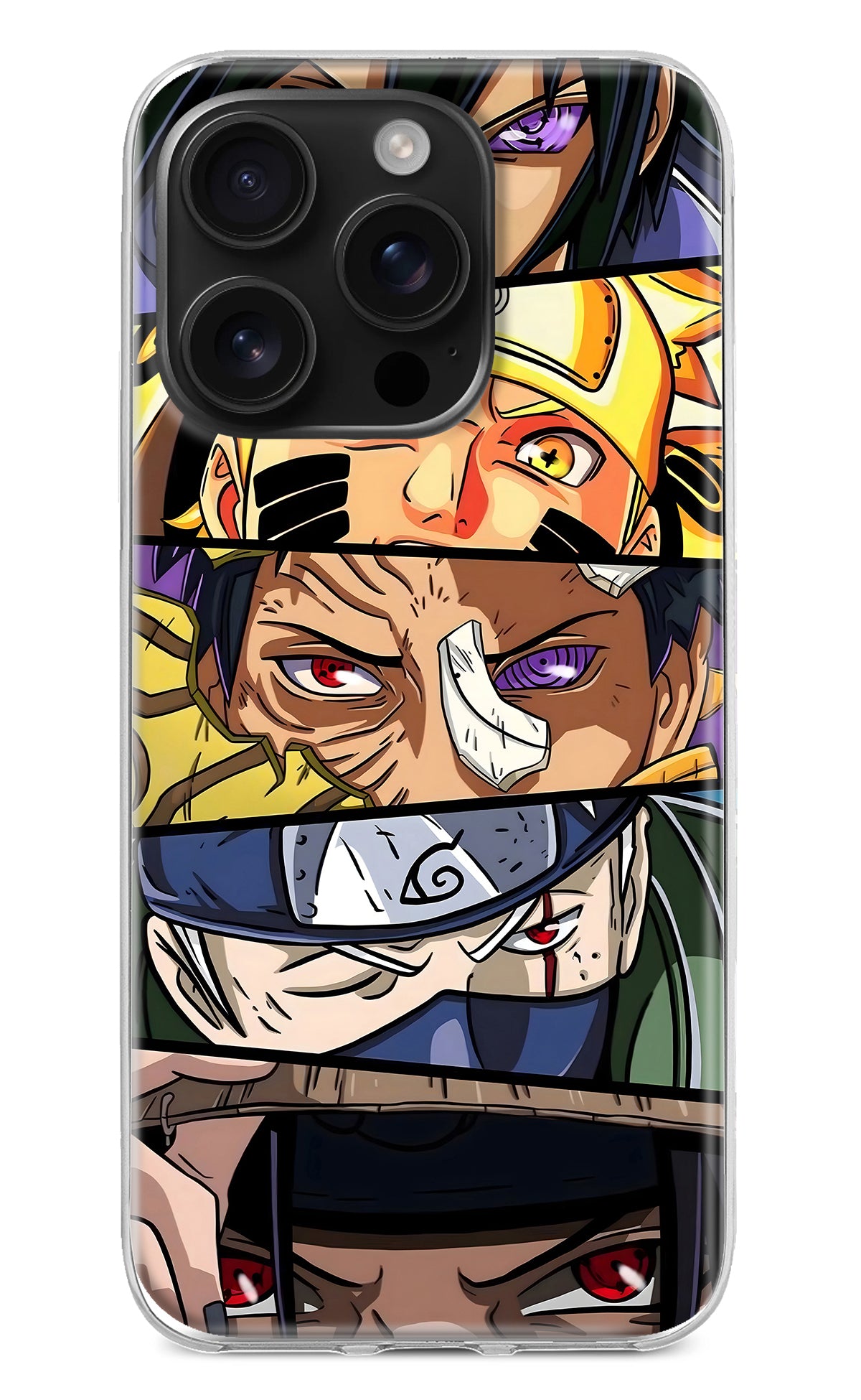 Naruto Character iPhone 16 Pro Back Cover