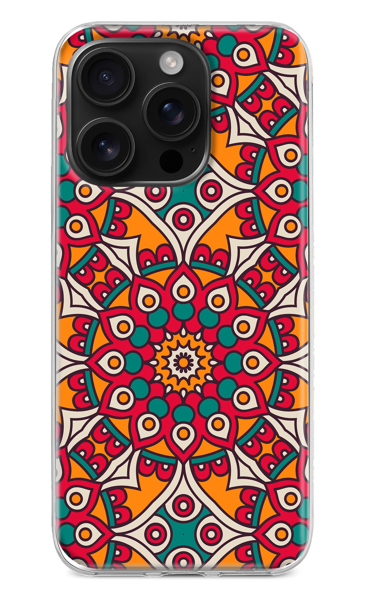 Mandala Art iPhone 16 Pro Back Cover