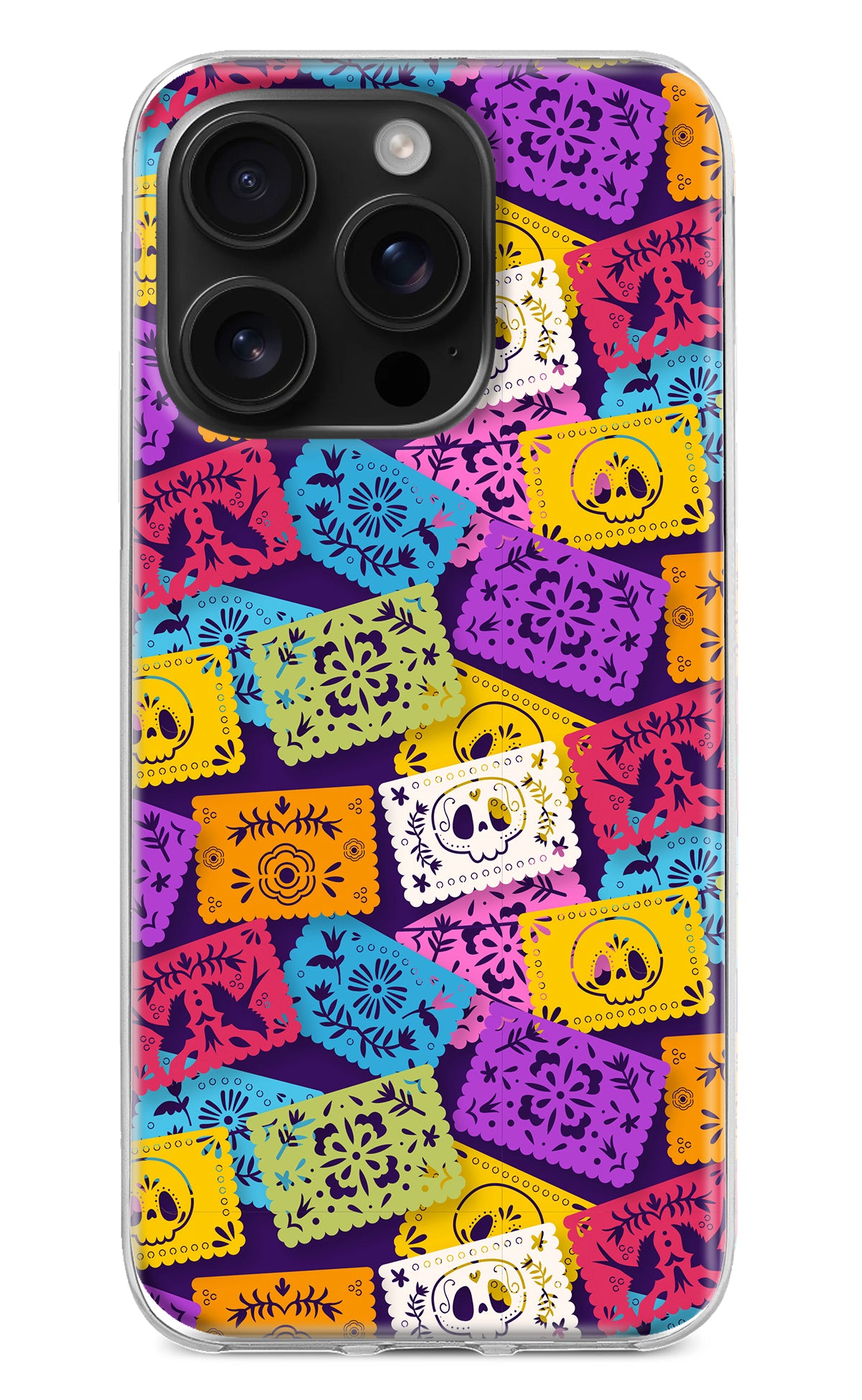 Mexican Pattern iPhone 16 Pro Back Cover