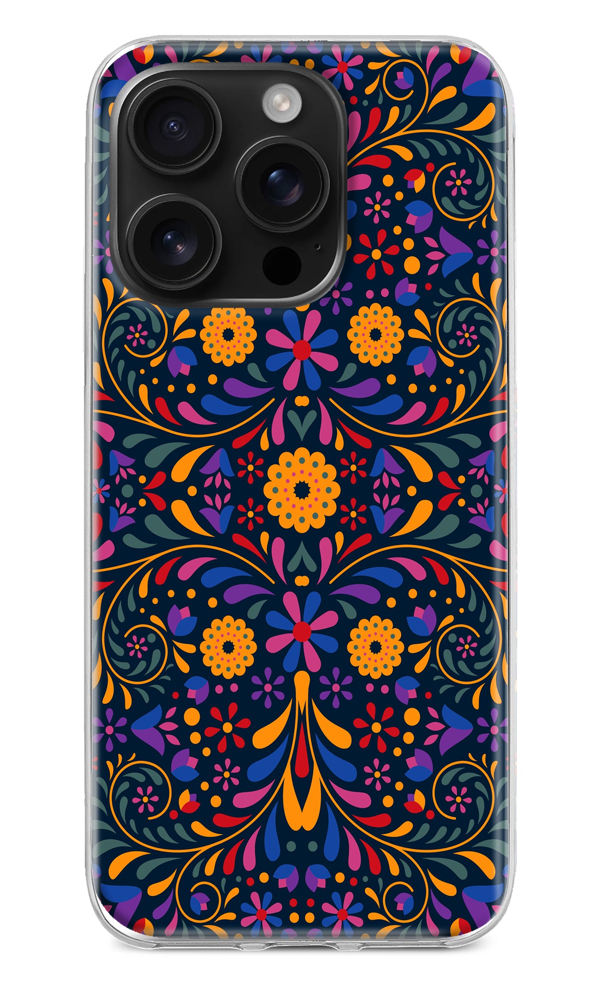 Mexican Art iPhone 16 Pro Back Cover