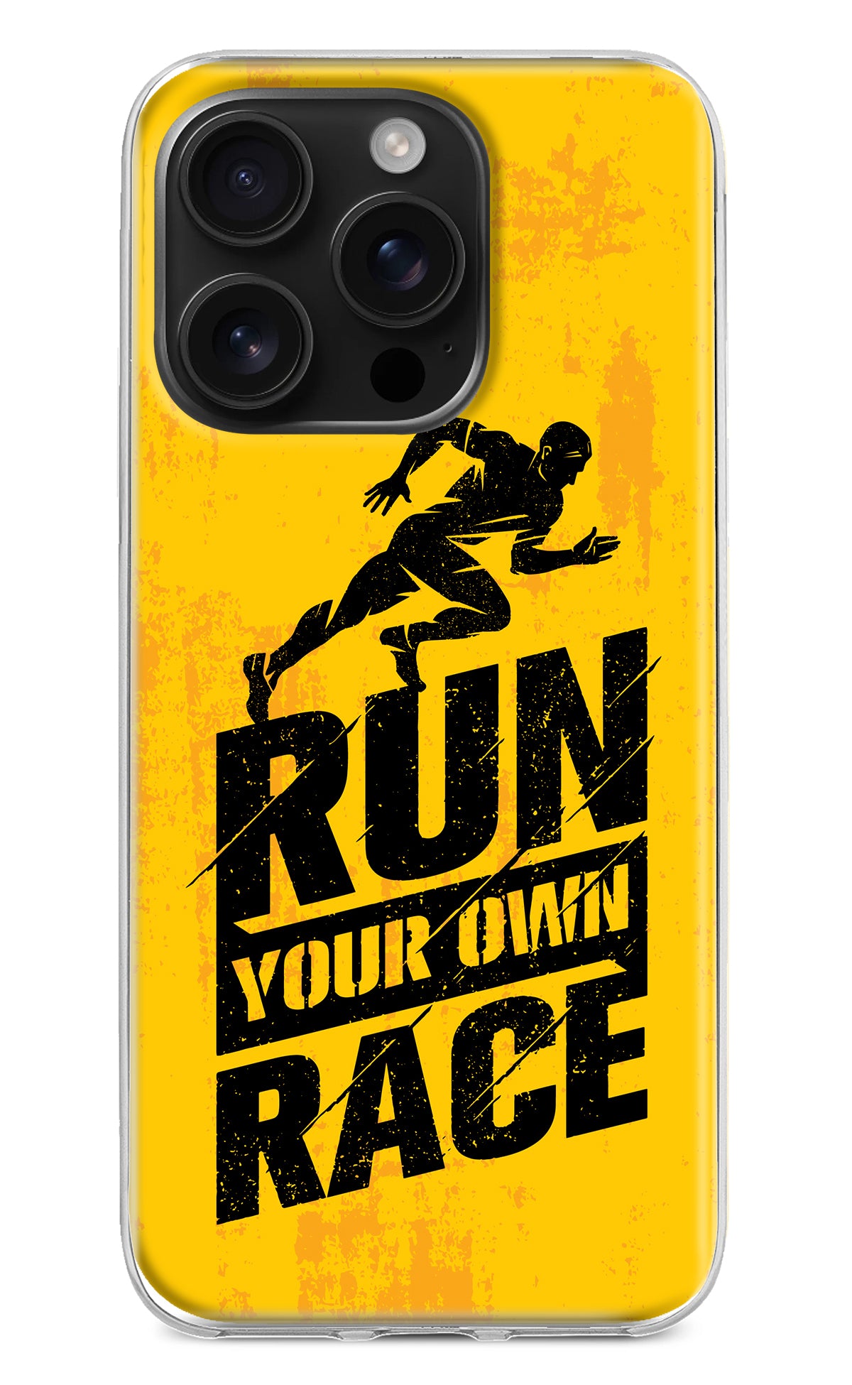 Run Your Own Race iPhone 16 Pro Back Cover