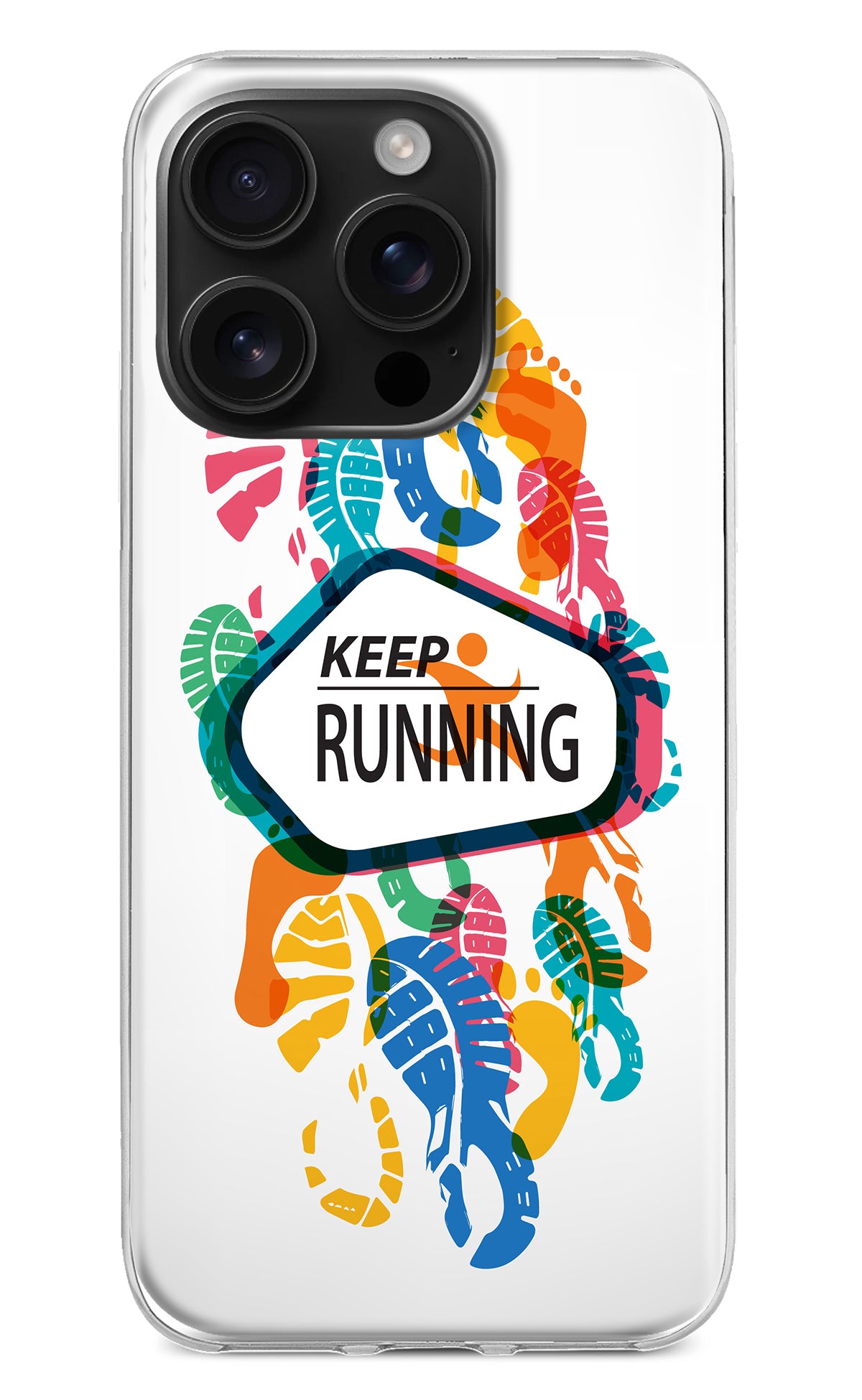 Keep Running iPhone 16 Pro Back Cover