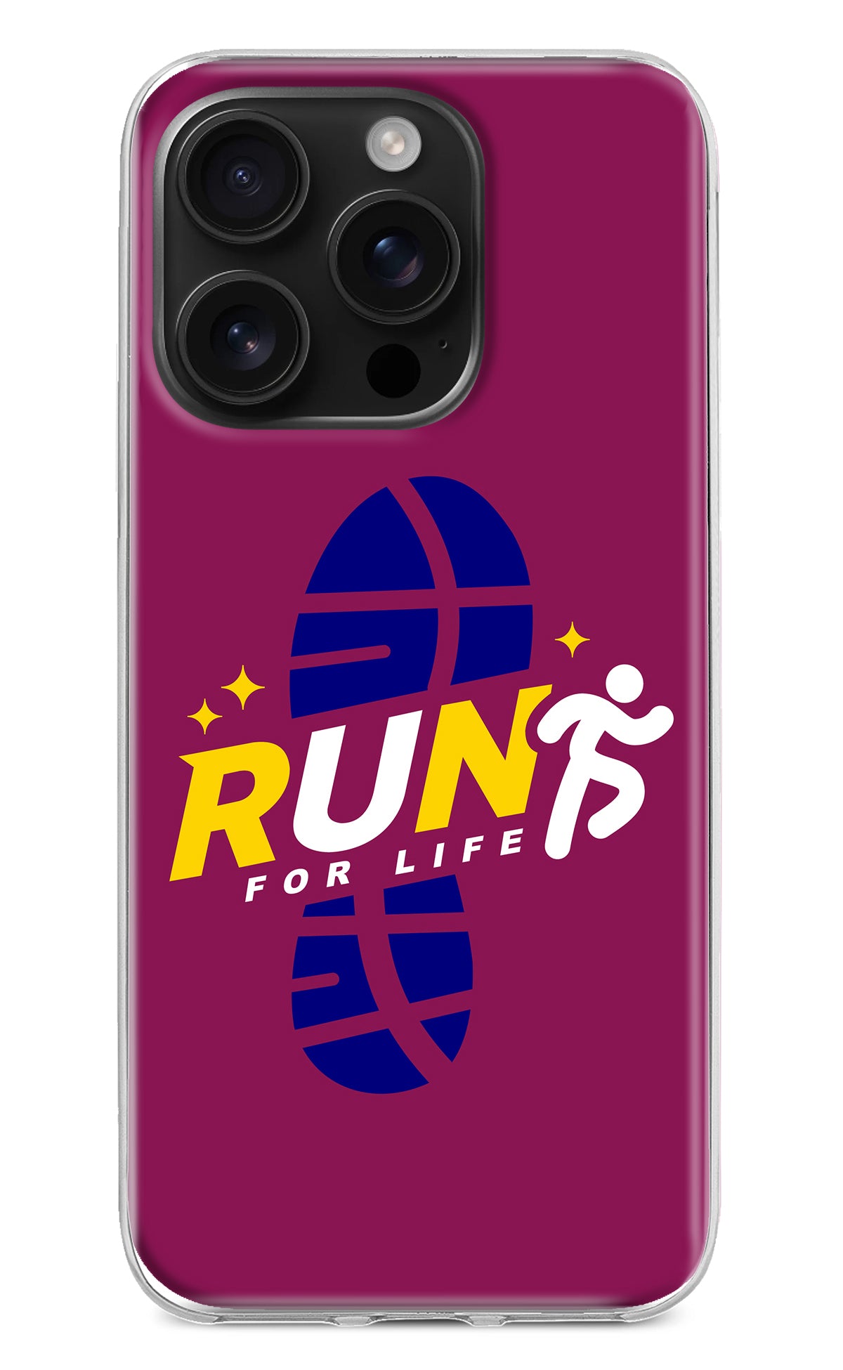 Run for Life iPhone 16 Pro Back Cover