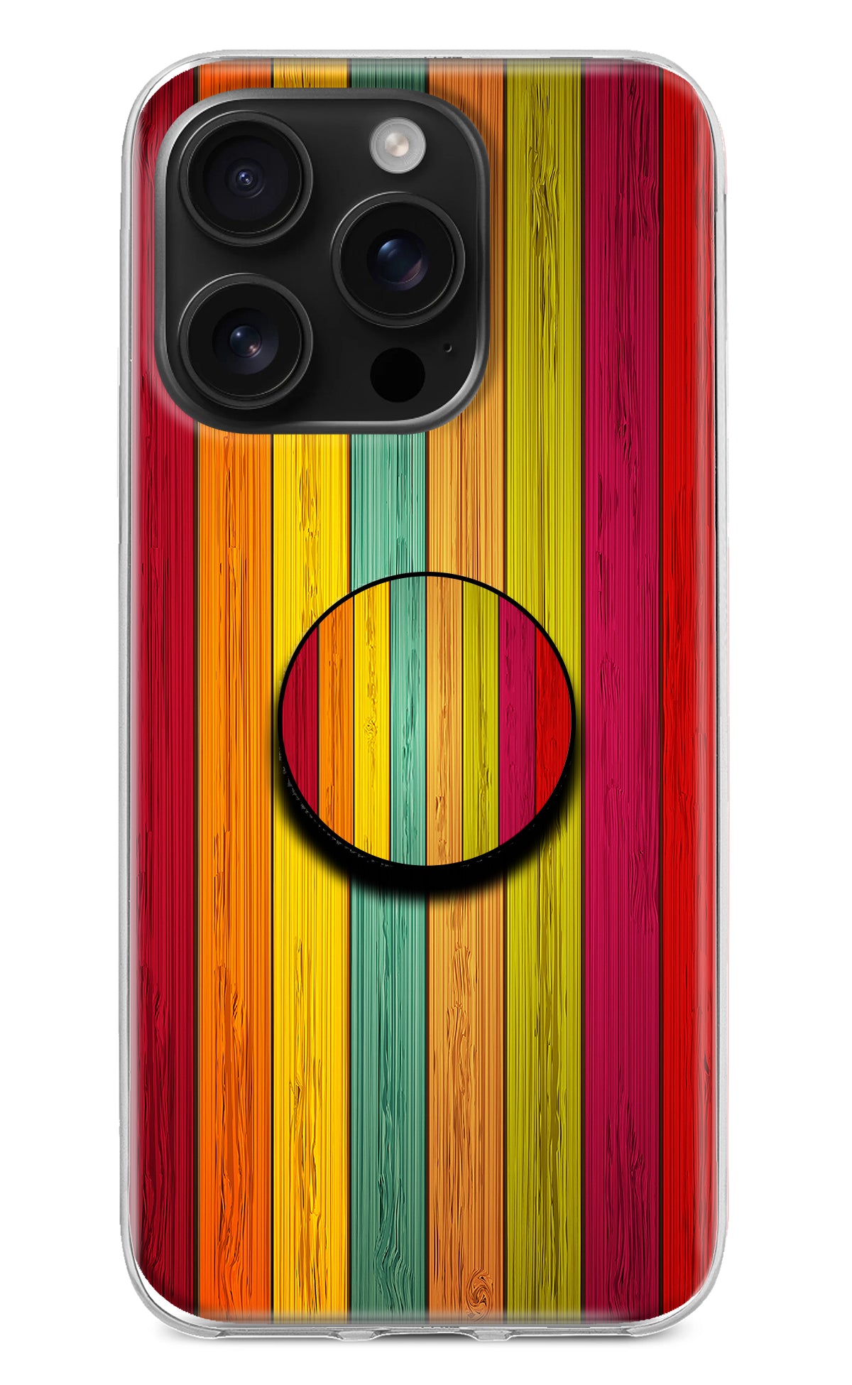 Multicolor Wooden iPhone 16 Pro Pop Case