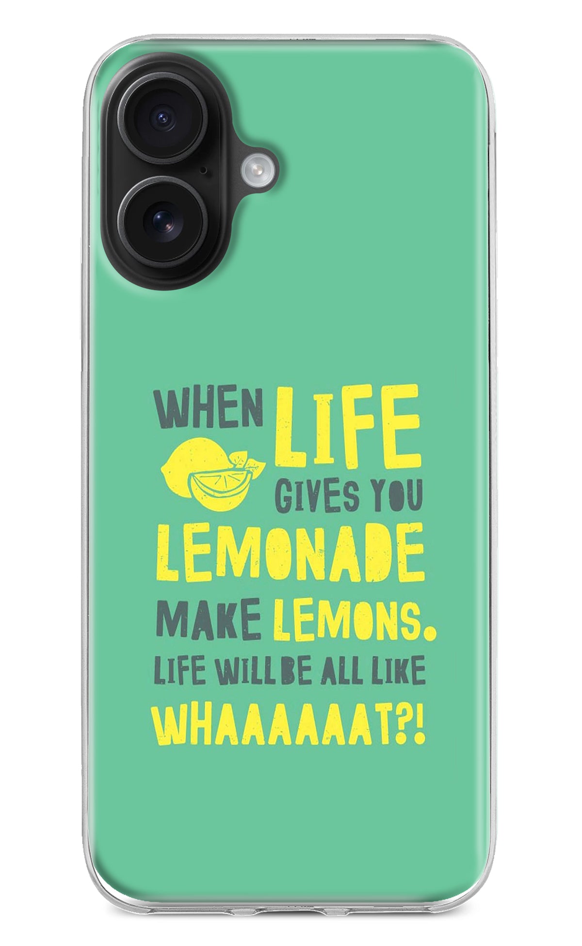 Quote iPhone 16 Plus Back Cover