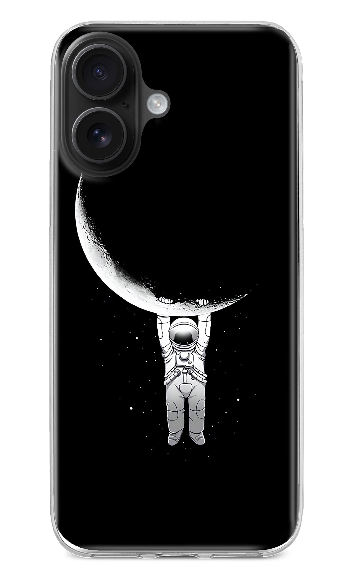 Moon Space iPhone 16 Plus Back Cover