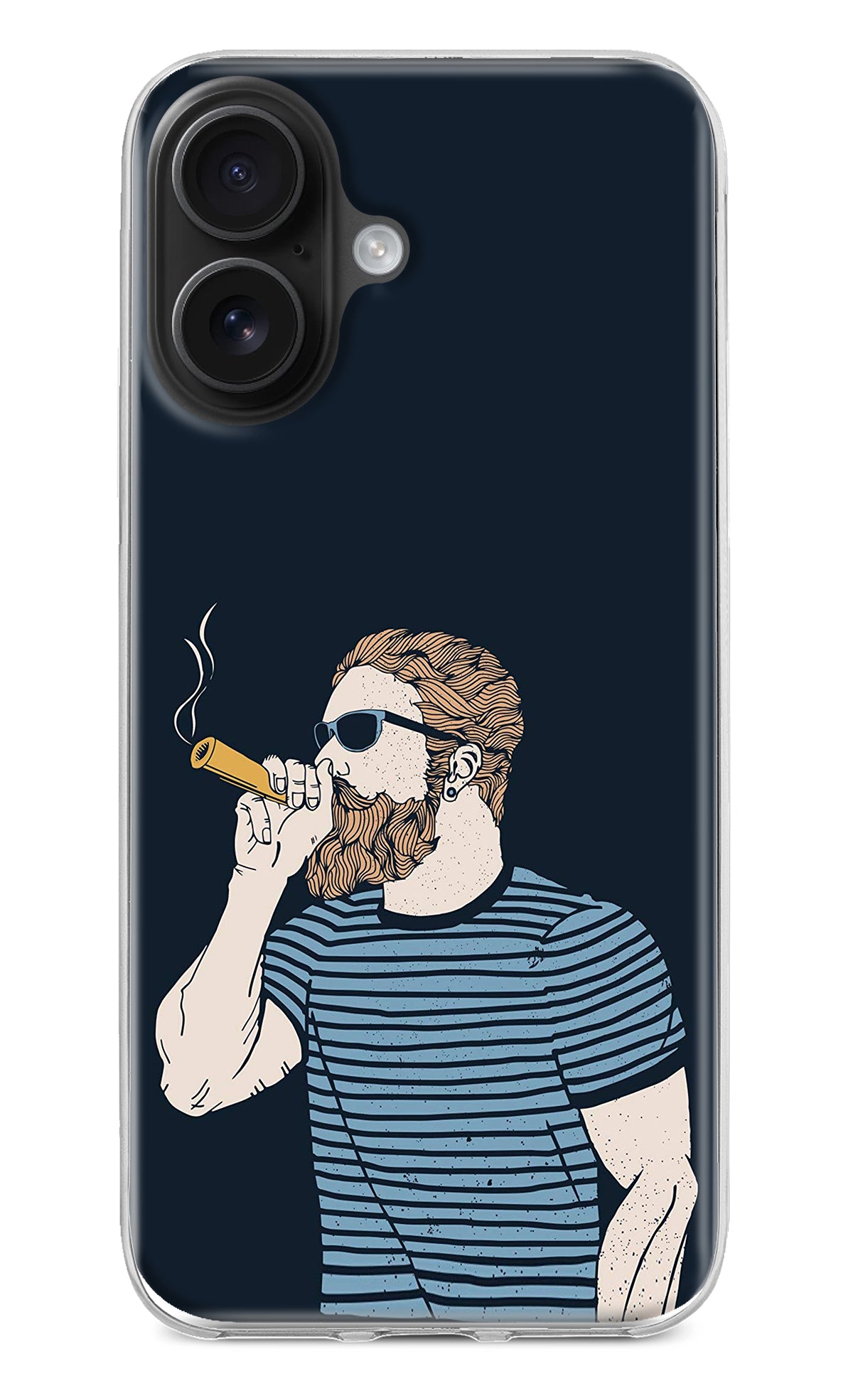 Smoking iPhone 16 Plus Back Cover