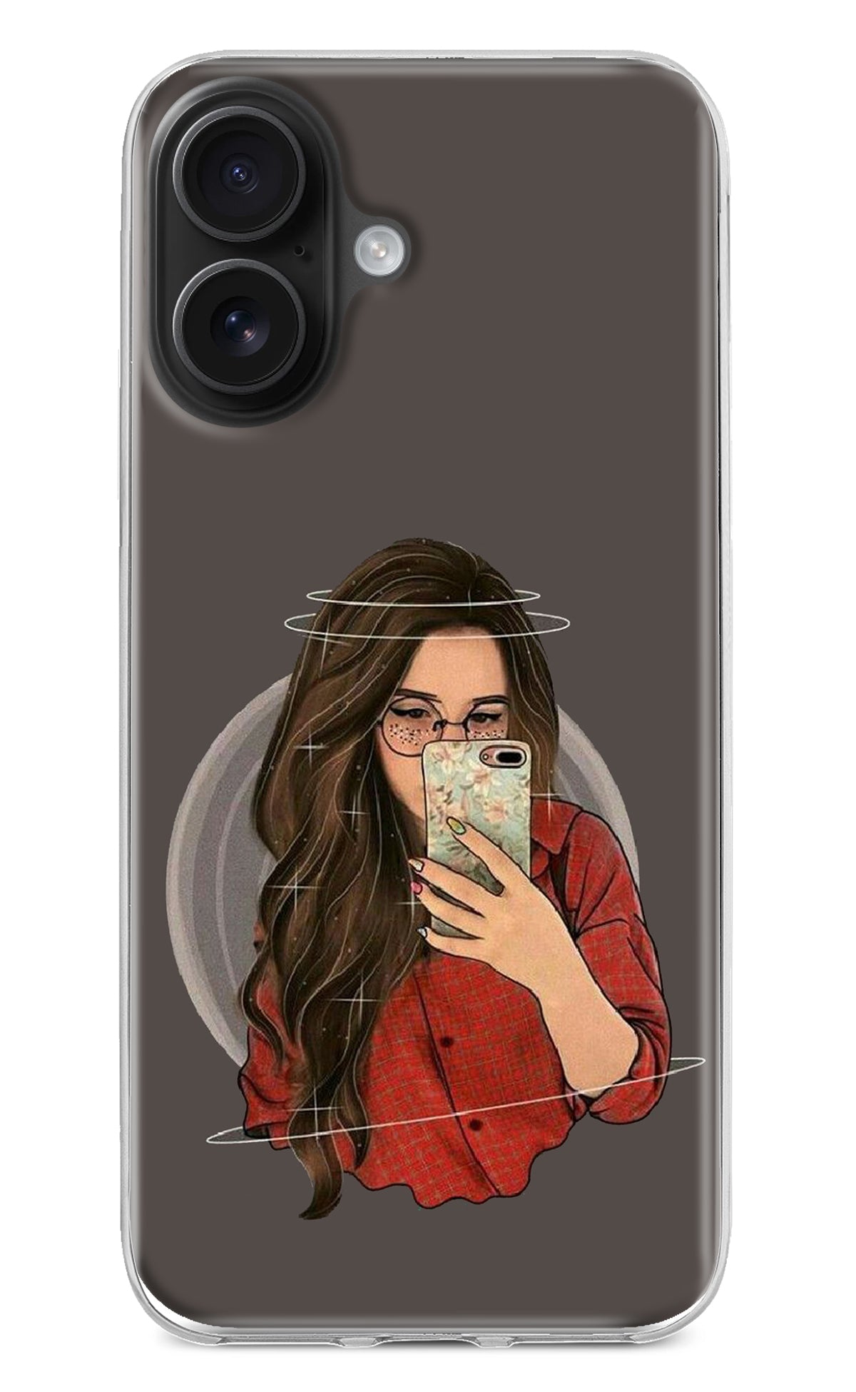 Selfie Queen iPhone 16 Plus Back Cover