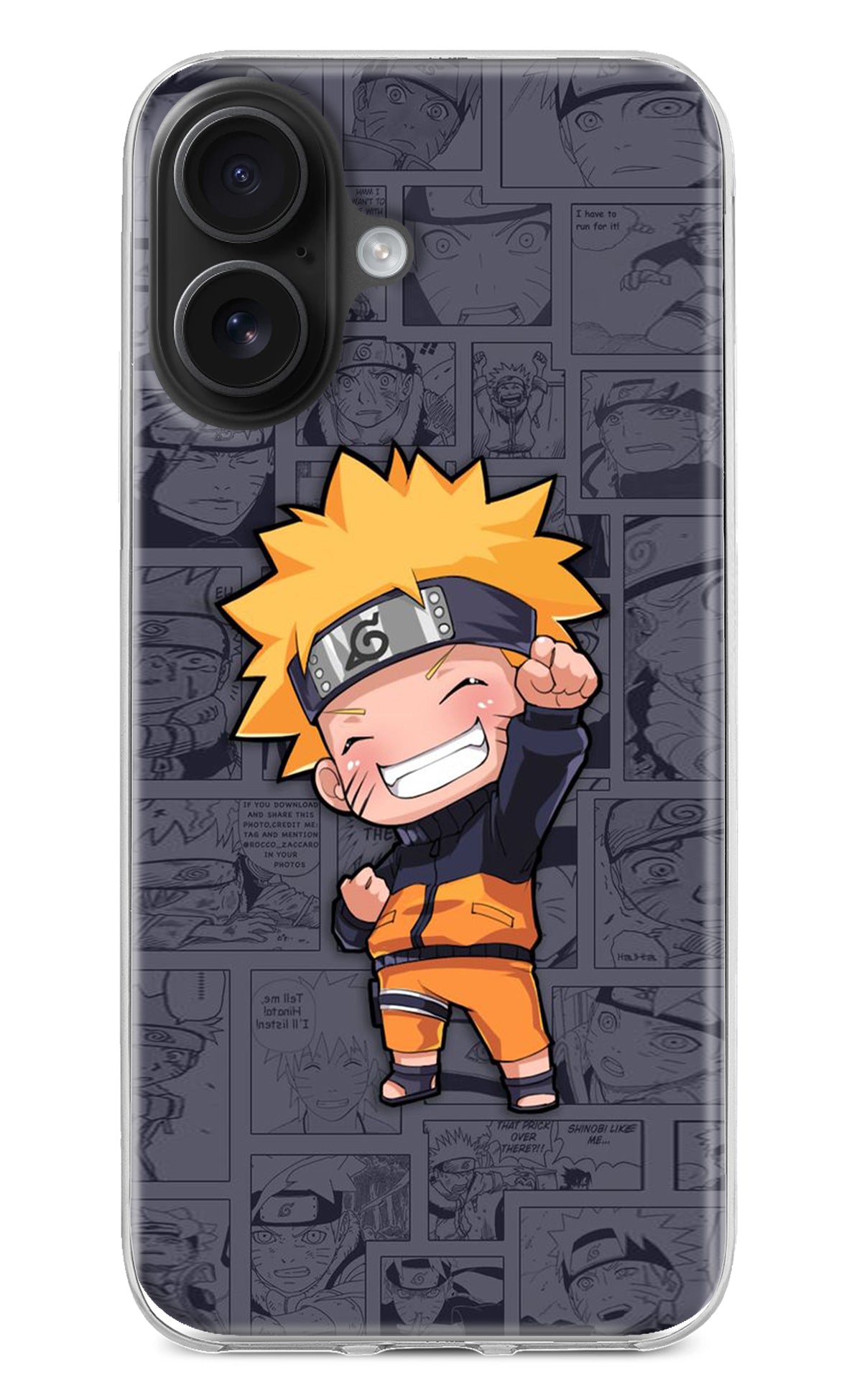 Chota Naruto iPhone 16 Plus Back Cover