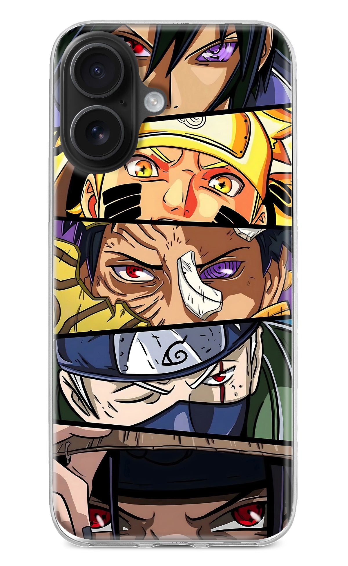 Naruto Character iPhone 16 Plus Back Cover