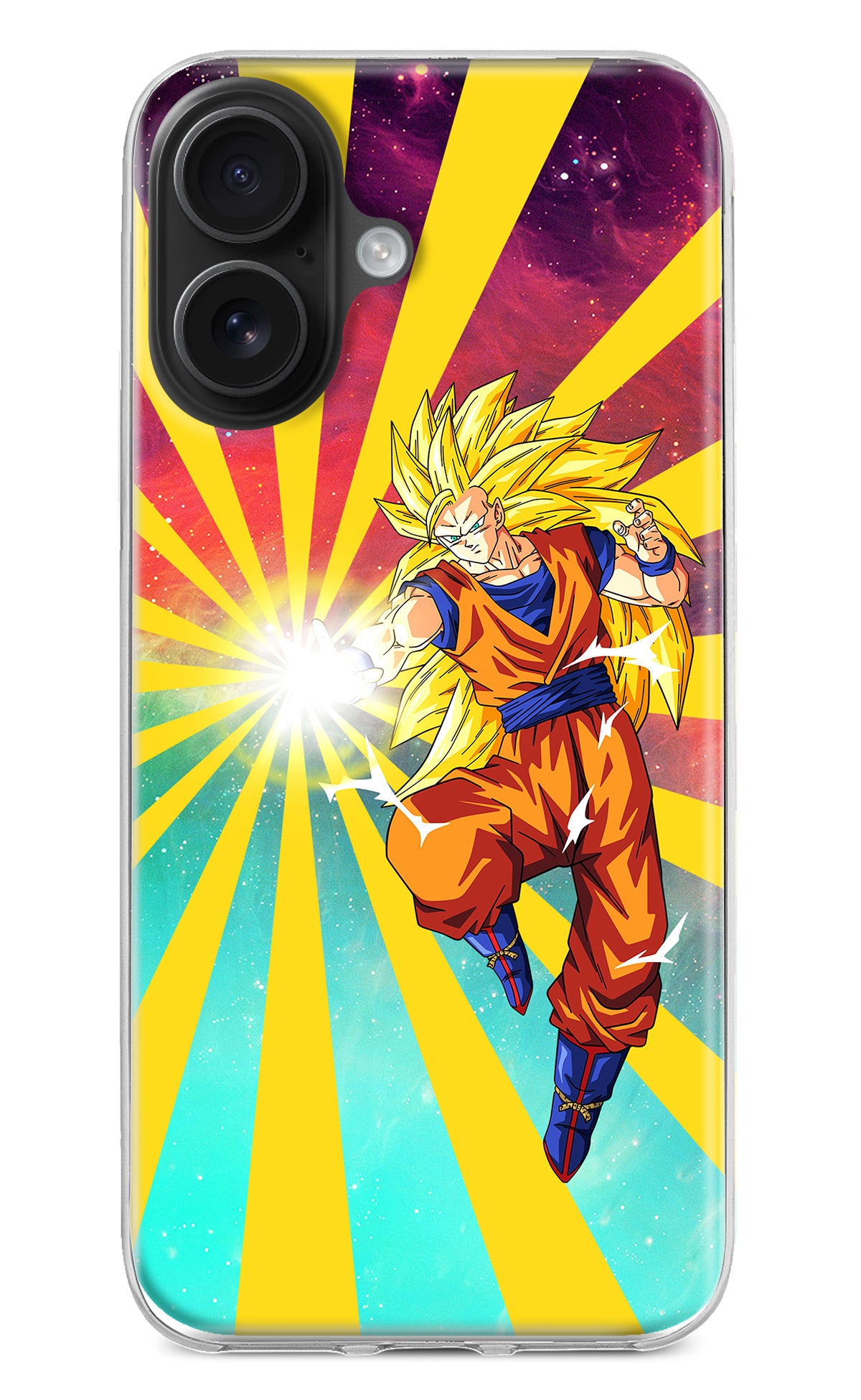 Goku Super Saiyan iPhone 16 Plus Back Cover