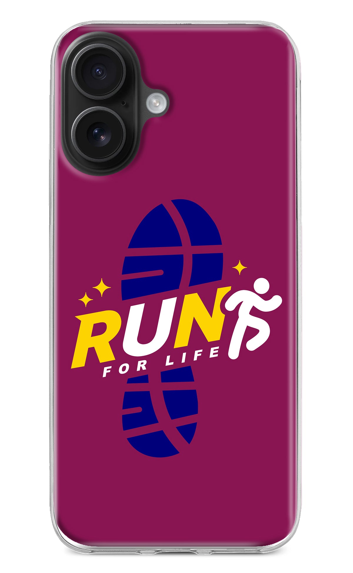 Run for Life iPhone 16 Plus Back Cover