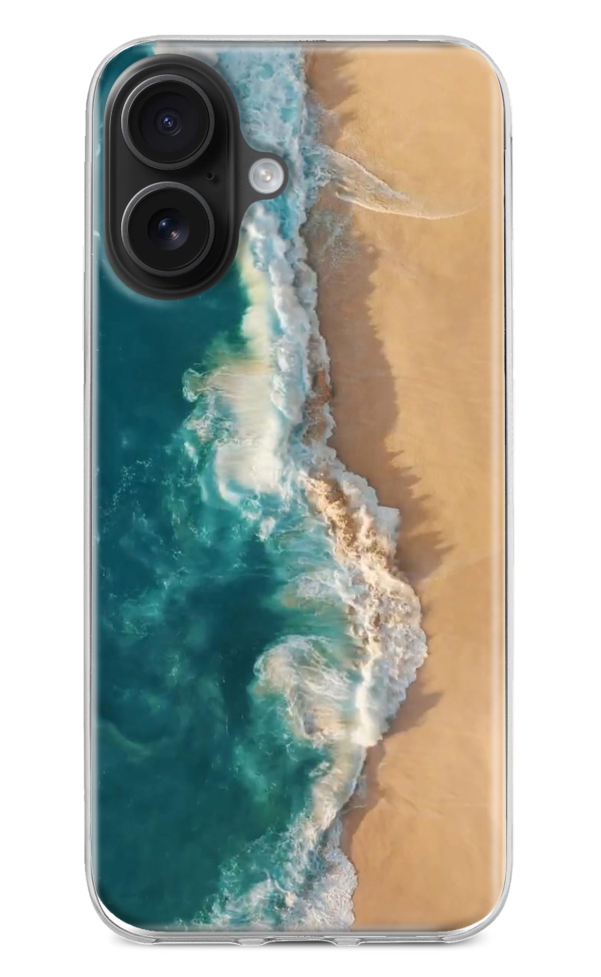 Ocean Beach iPhone 16 Plus Back Cover