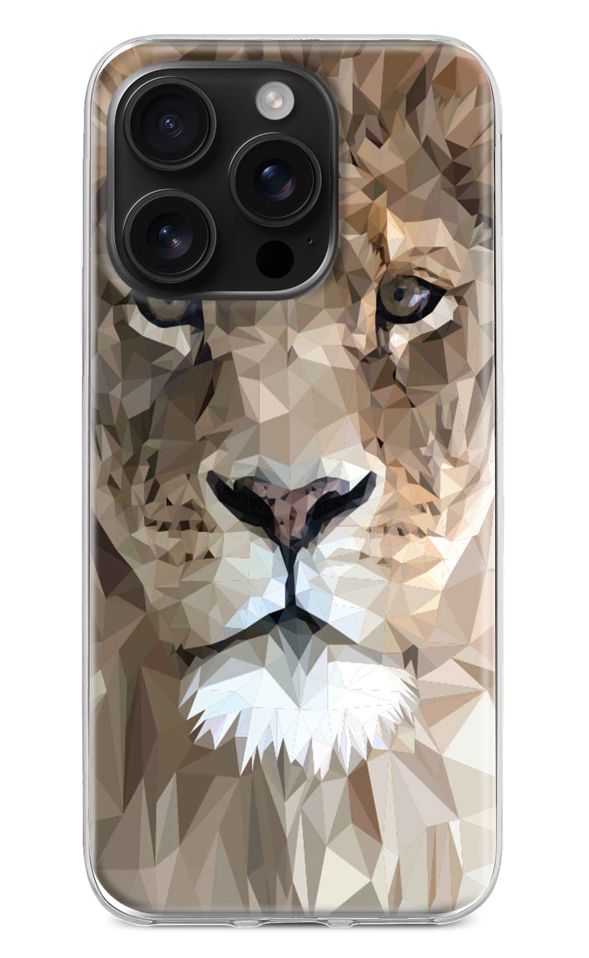 Lion Art iPhone 16 Pro Max Back Cover