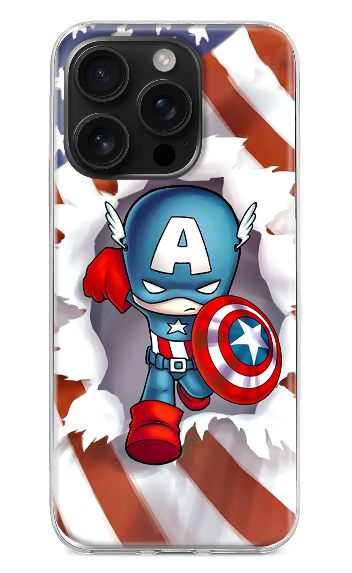 Captain America iPhone 16 Pro Max Back Cover