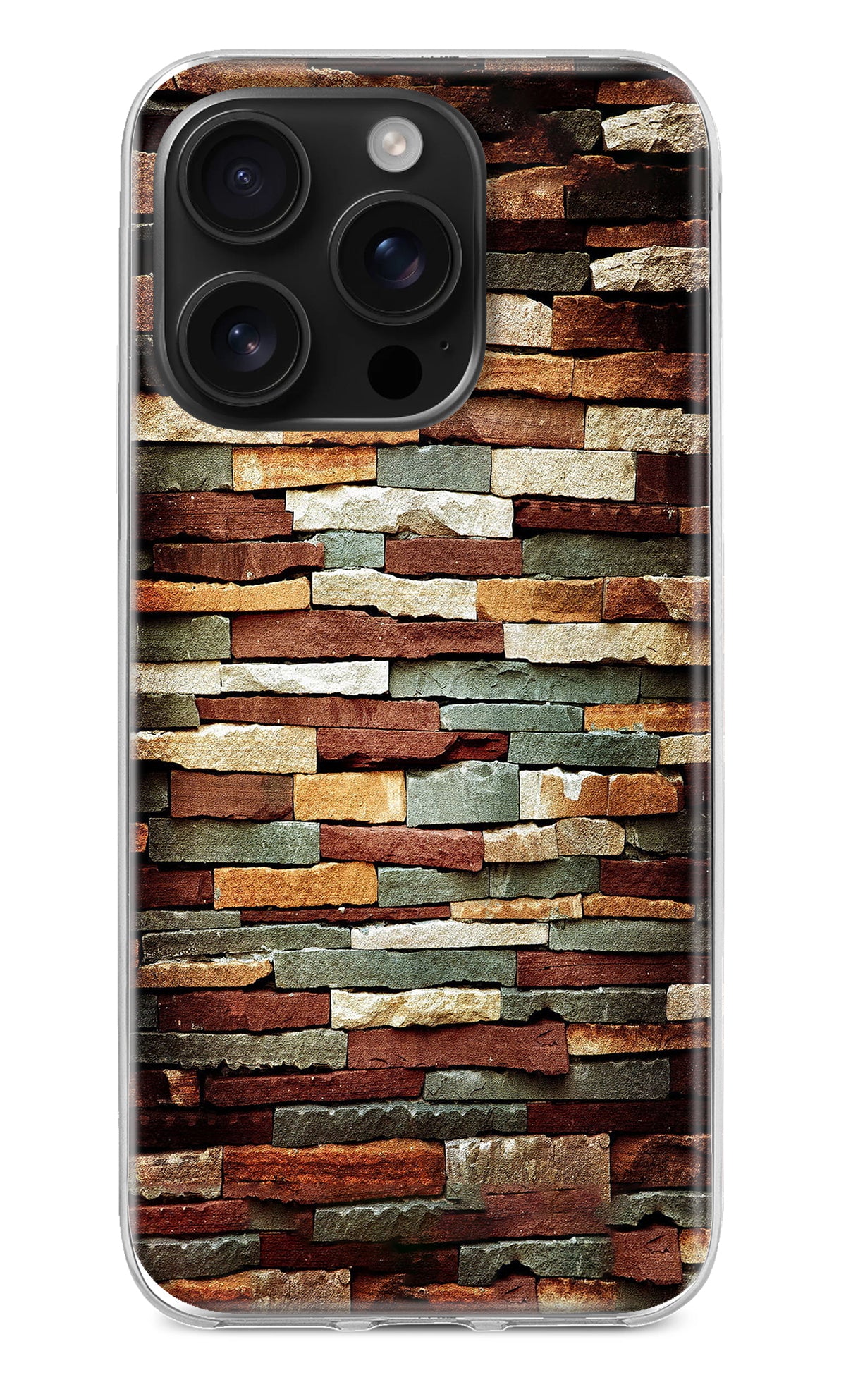 Bricks Pattern iPhone 16 Pro Max Back Cover