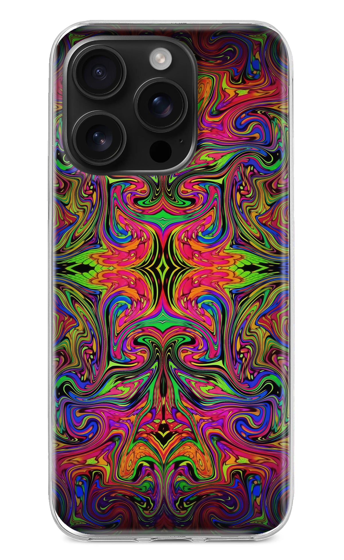 Psychedelic Art iPhone 16 Pro Max Back Cover