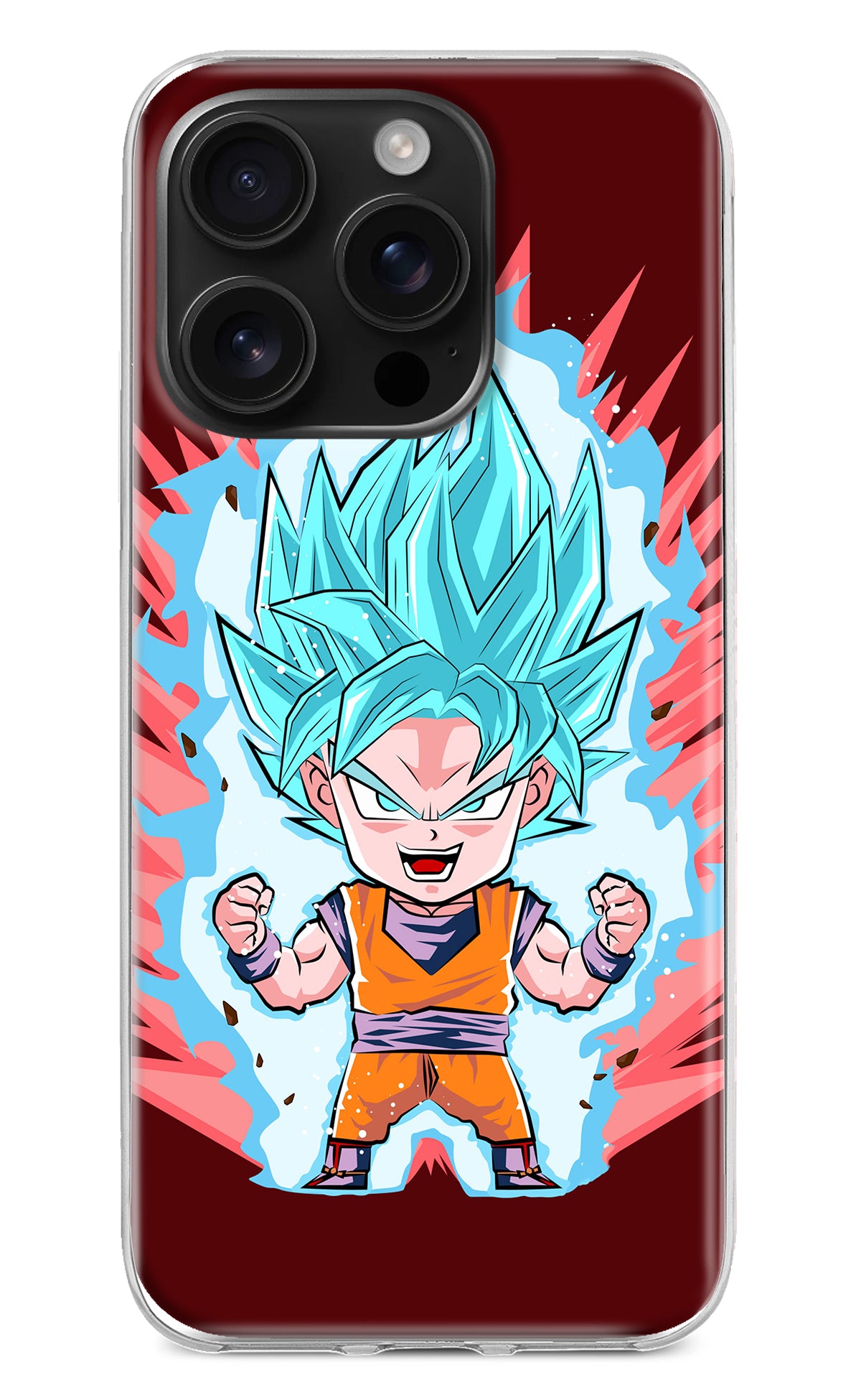 Goku Little iPhone 16 Pro Max Back Cover