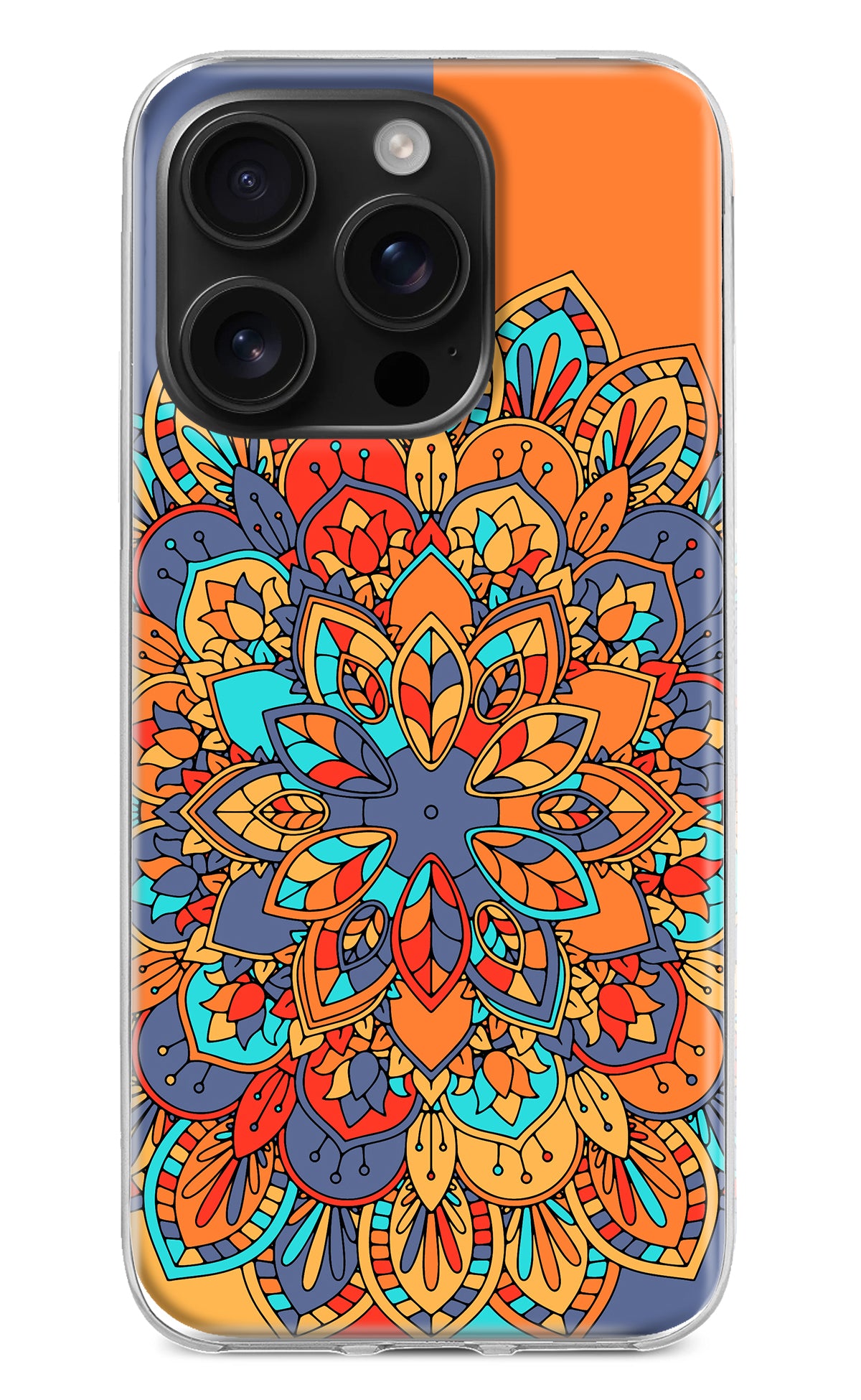 Color Mandala iPhone 16 Pro Max Back Cover